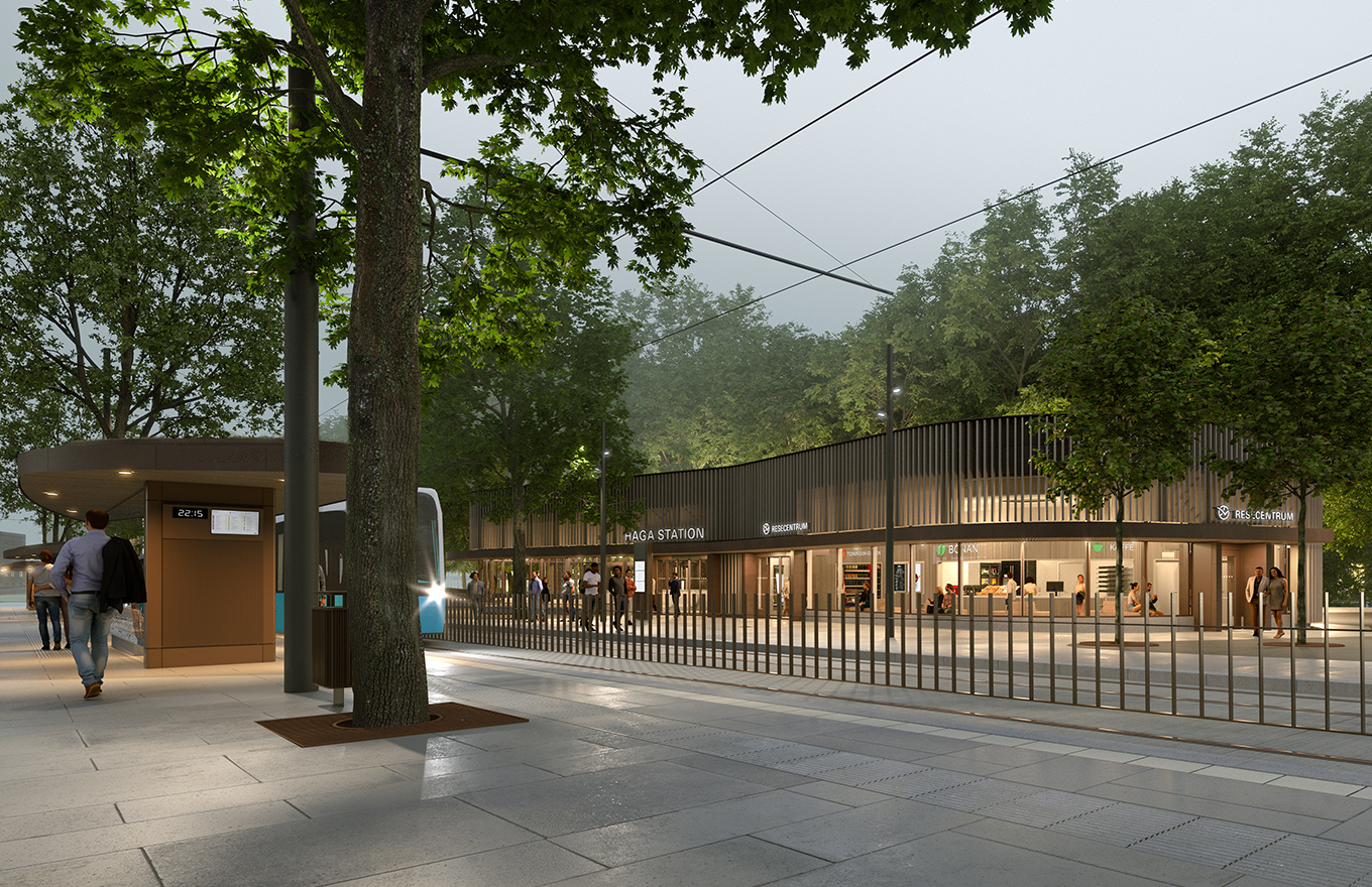 Haga station and urban space by Gottlieb Paludan Architects Architizer