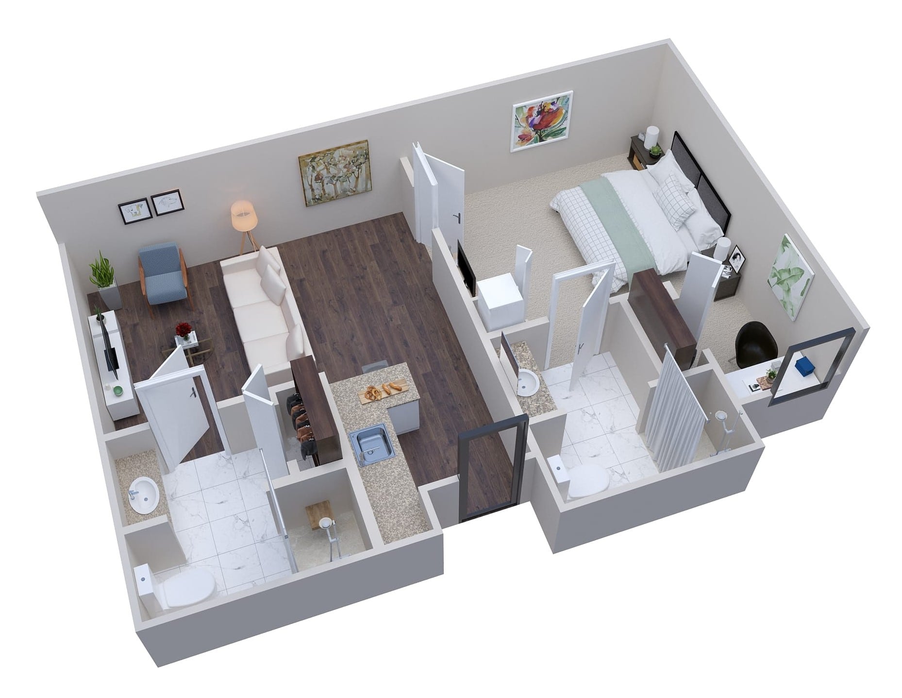 3D Floor Plans For Senior Living Communities By The 2D3D Floor Plan ...