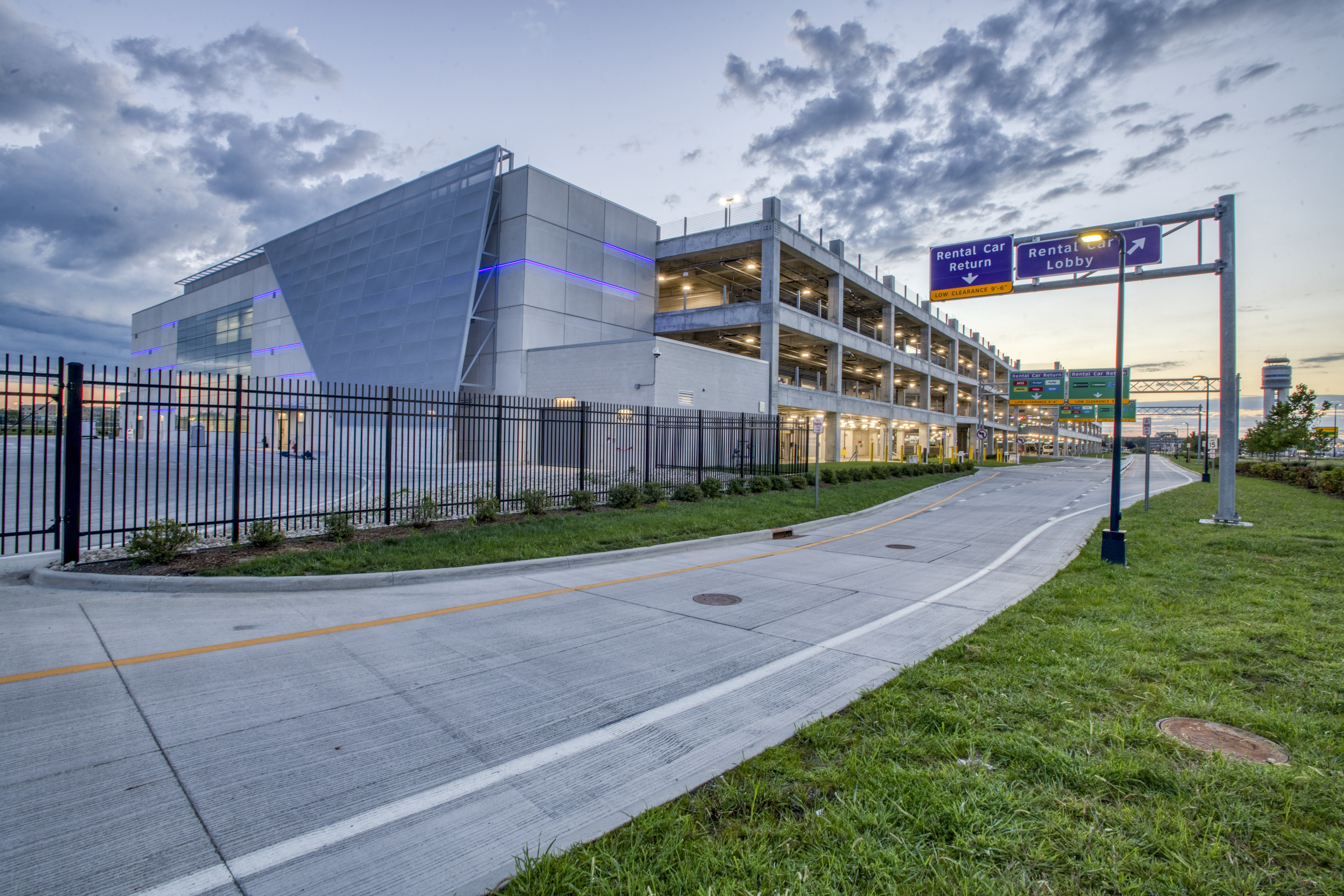 Consolidated Rental Car (CONRAC) Facility at John Glenn Columbus