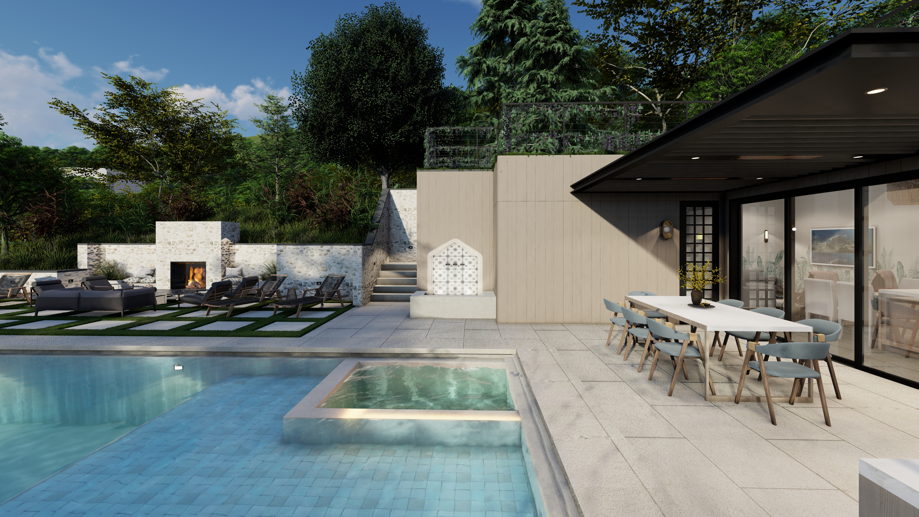 Marin Pool House and Landscaping by EAG Studio - Architizer