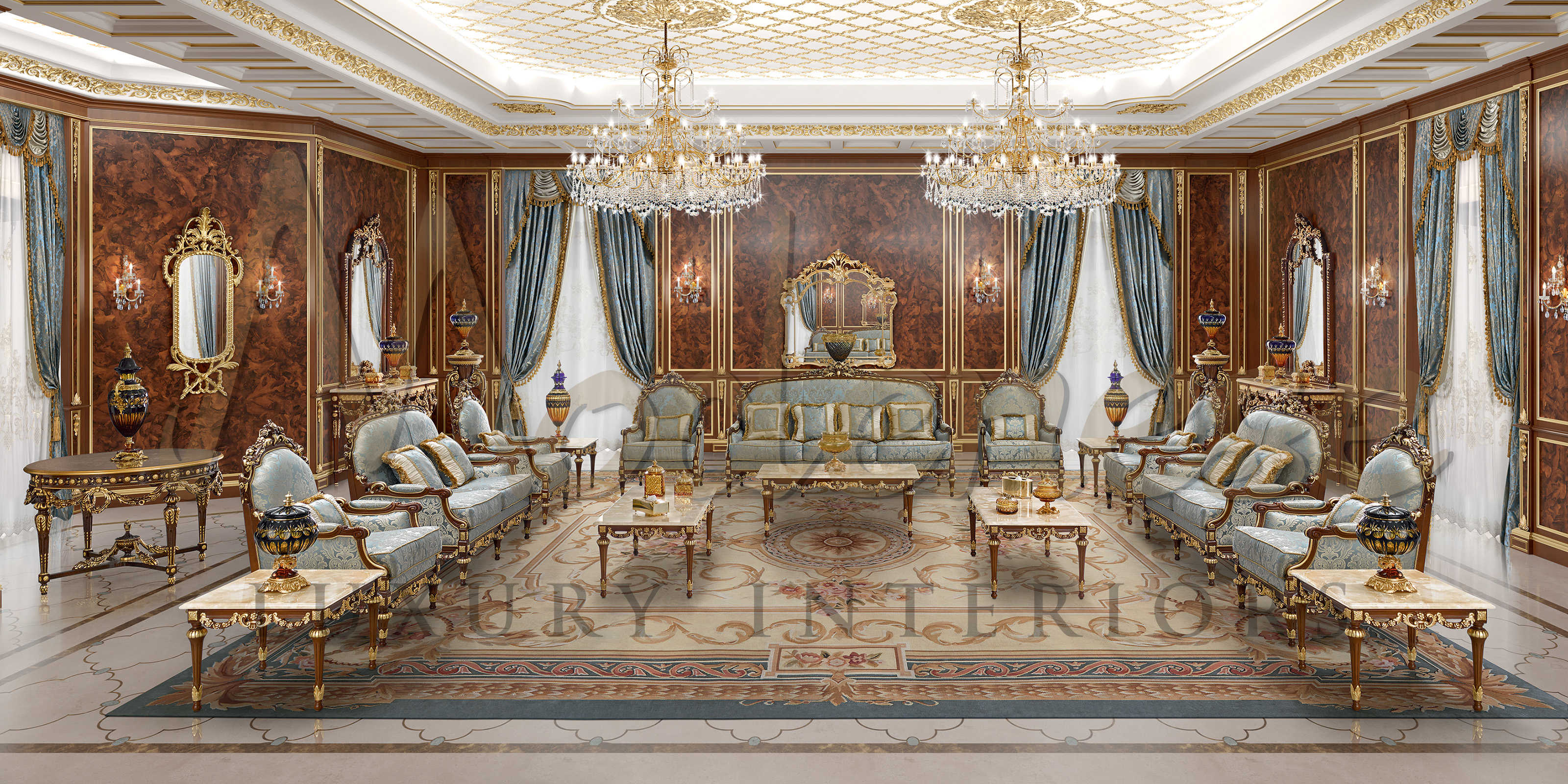 GREAT LIVING ROOM INTERIOR DESIGN IN DOHA by MODENESE Luxury Interiors ...