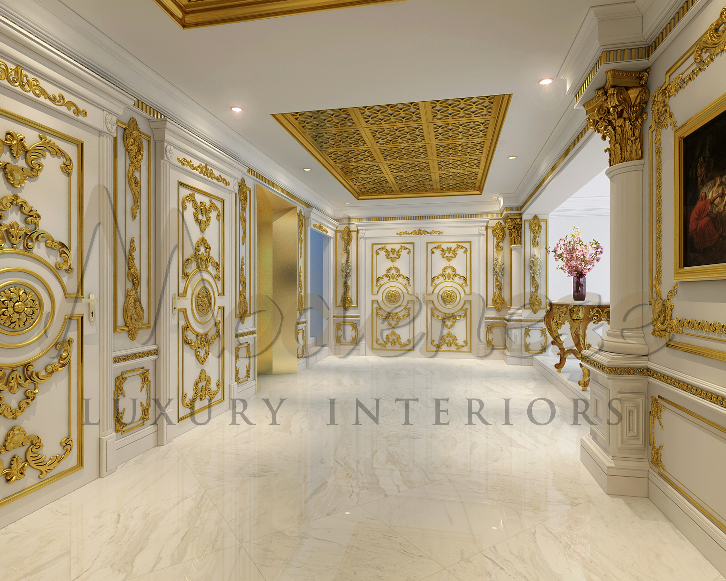 HOME ENTRANCE AND HALLWAY INTERIOR DESIGN IDEA by MODENESE Luxury ...
