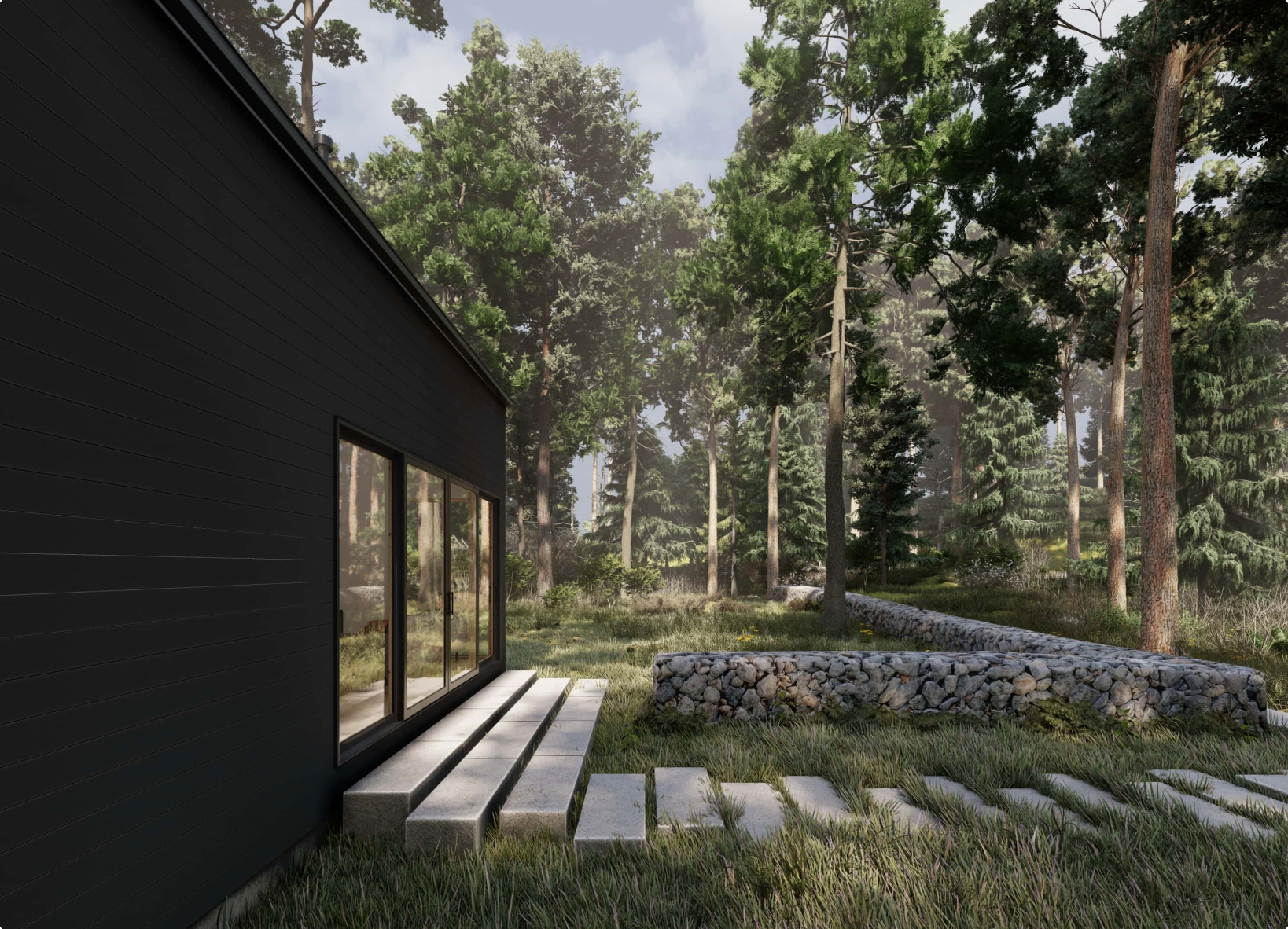 Stone Wall House by HUTS Architizer