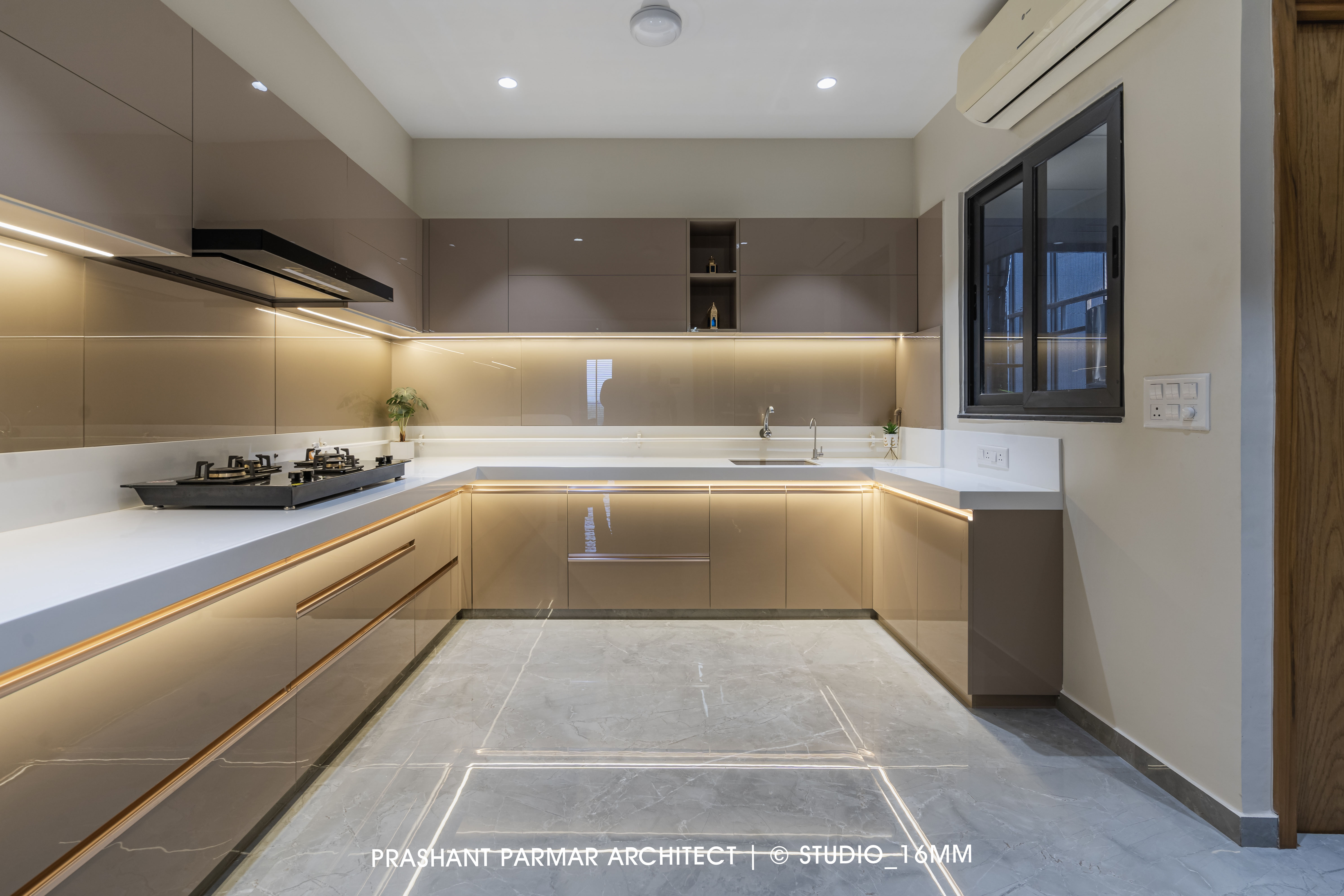 Apartment Interior Design At Parijat Eclat by Prashant Parmar Architect ...