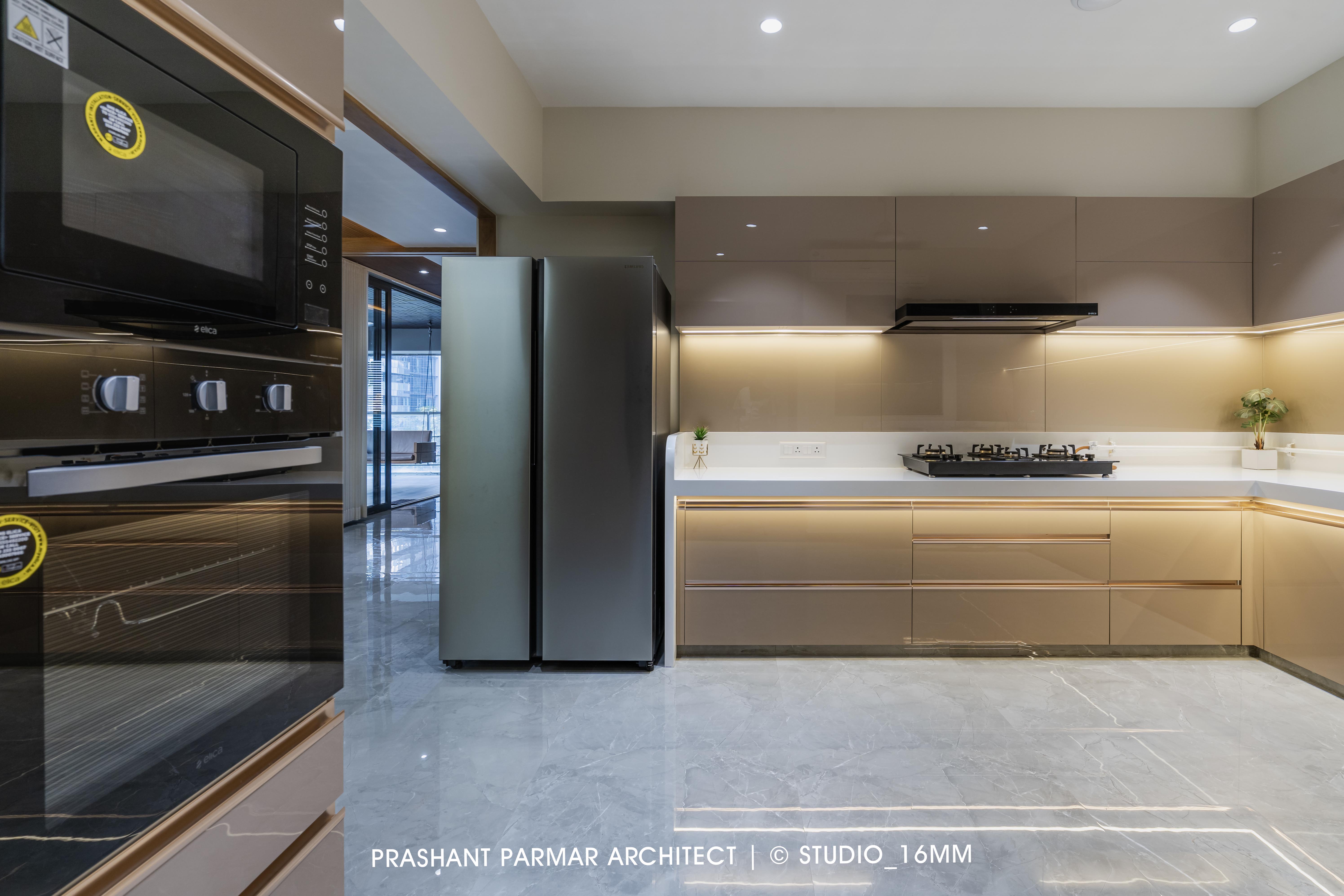 Apartment Interior Design At Parijat Eclat by Prashant Parmar Architect ...