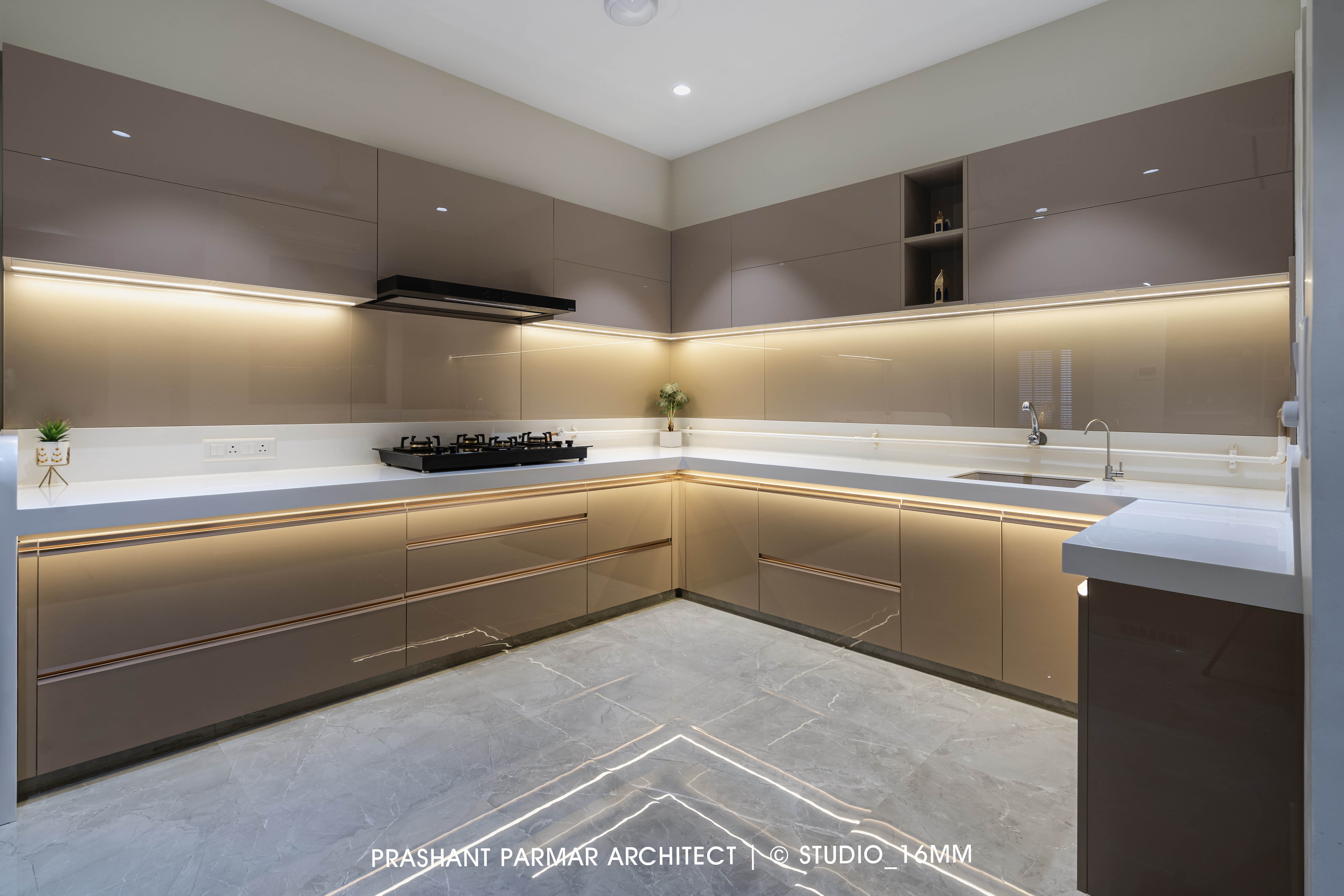 Apartment Interior Design At Parijat Eclat by Prashant Parmar Architect ...
