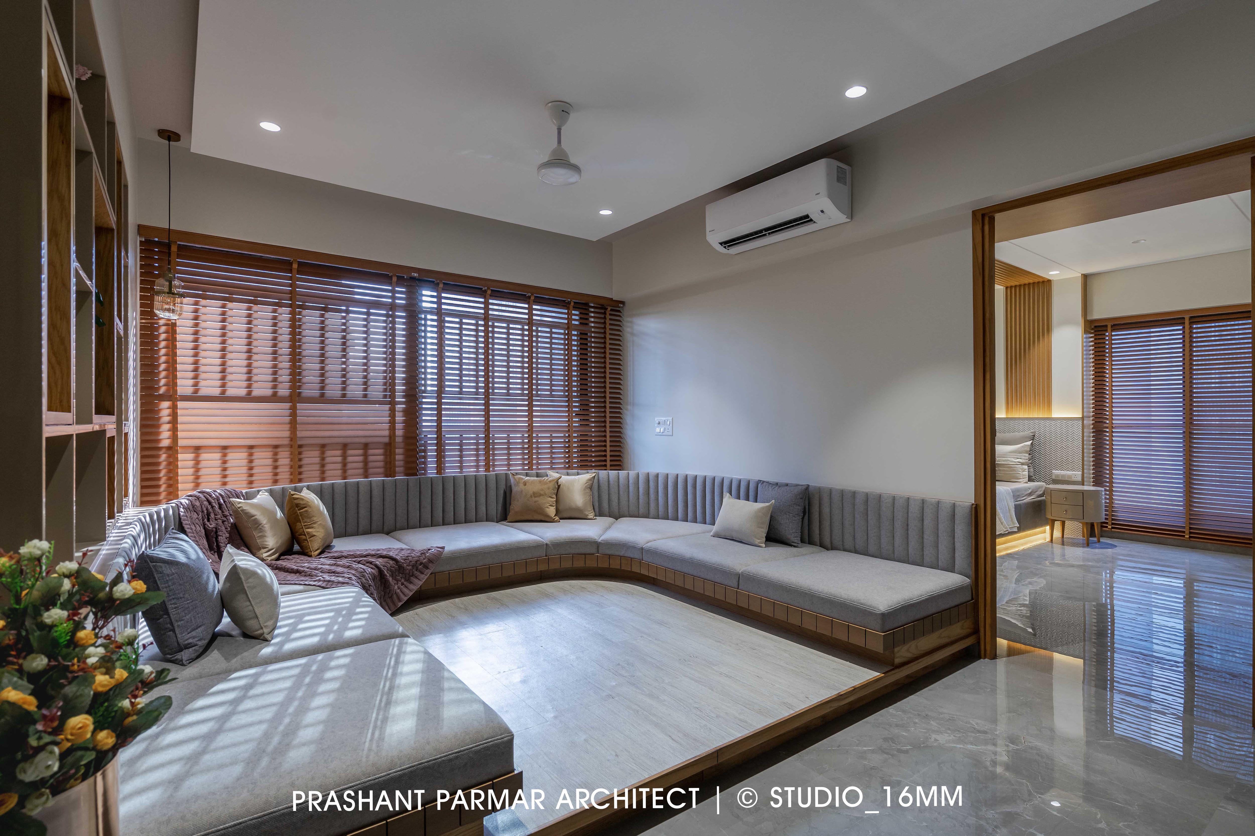 Apartment Interior Design At Parijat Eclat by Prashant Parmar Architect