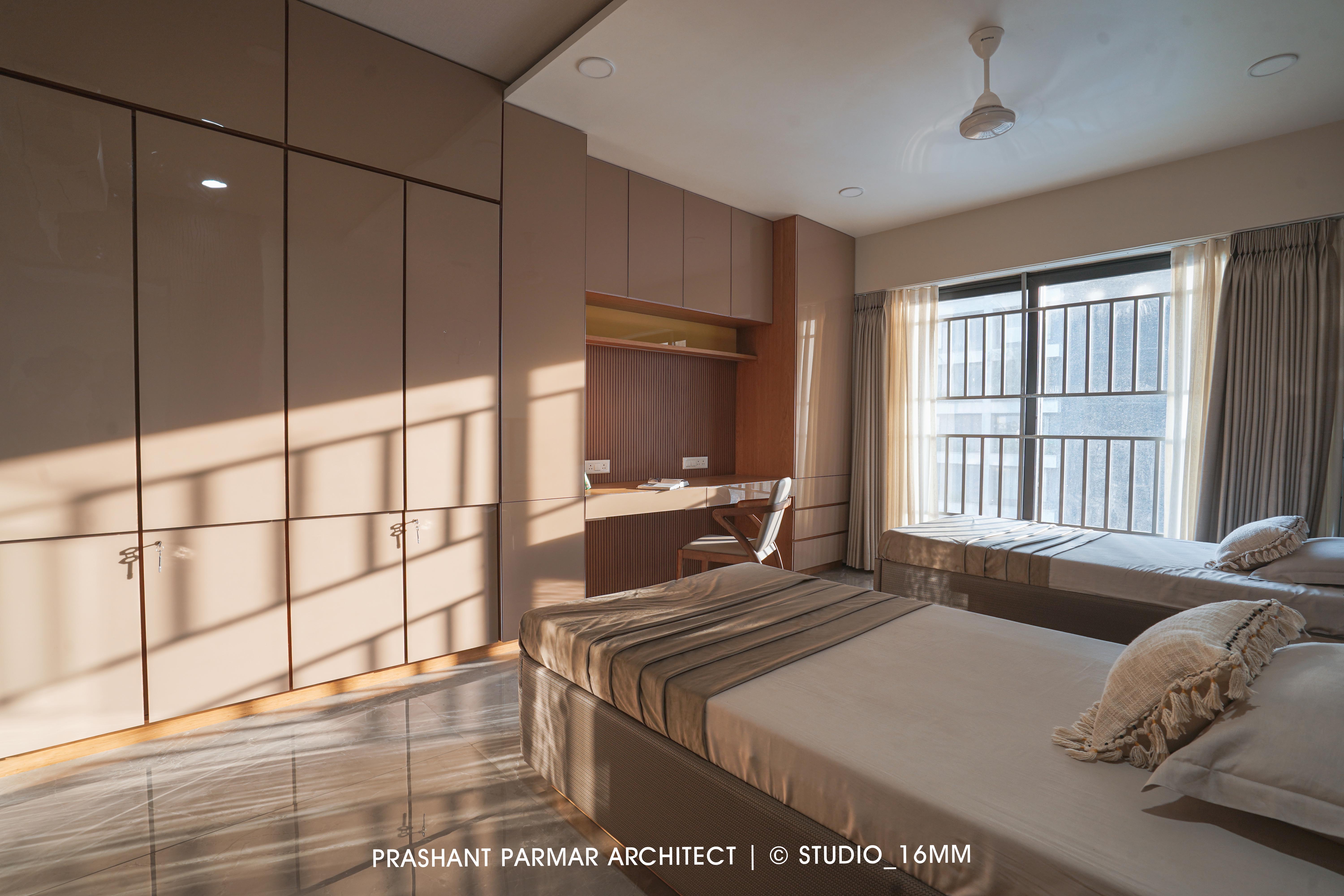 Apartment Interior Design At Parijat Eclat by Prashant Parmar Architect ...