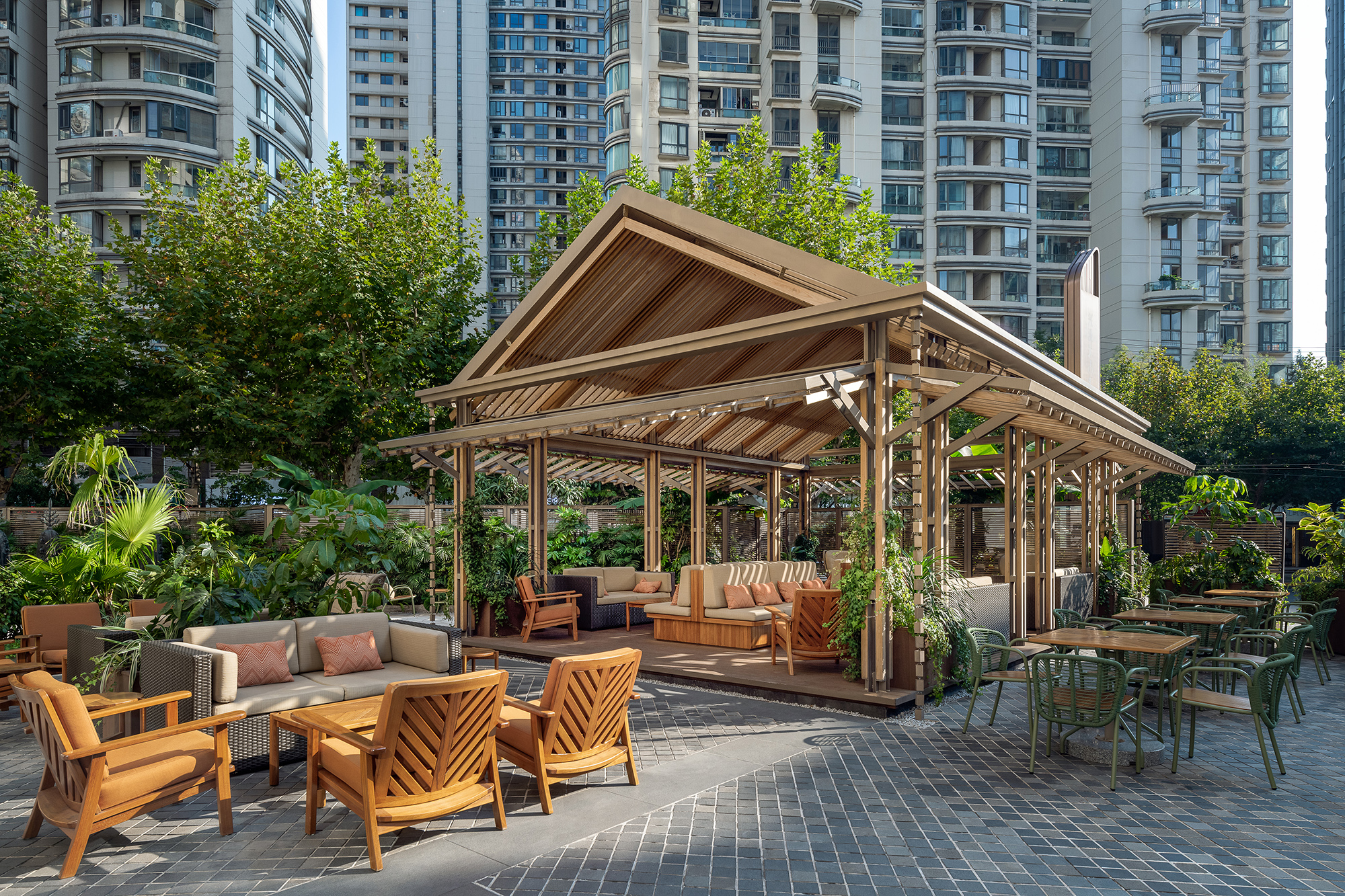 The Sala Garden Outdoor Space Renovation at The Sukhothai Shanghai by Lukstudio Architizer