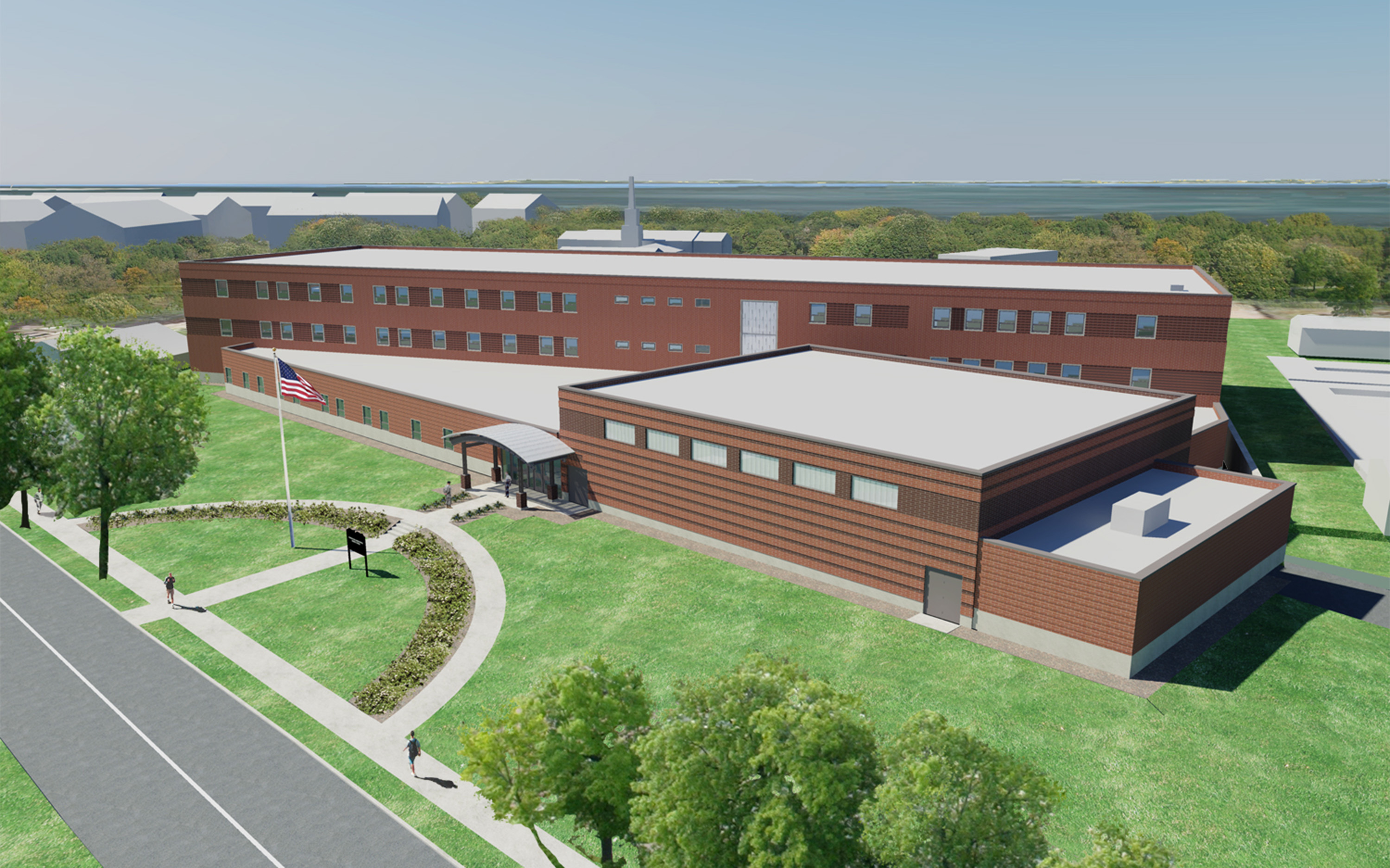 Fort Hamilton Armed Forces Reserve Center by di Domenico + Partners, LLP Architizer