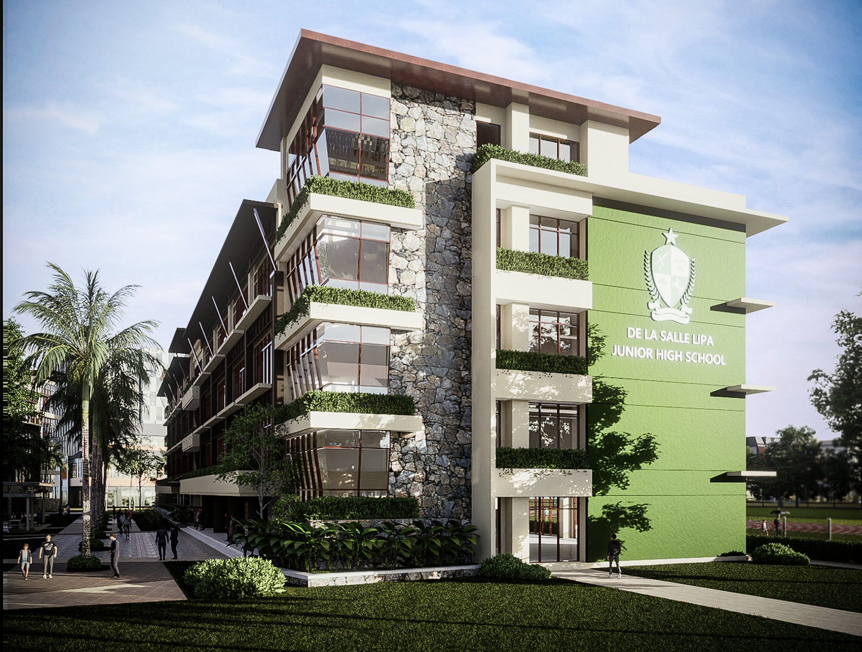 DLSL Junior High School Building by THE SAGE GROUP ASIA Architizer