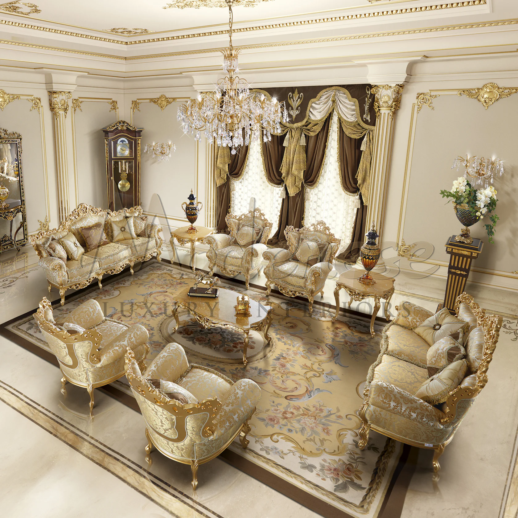 Classic Living Room Design by MODENESE Luxury Interiors - Architizer