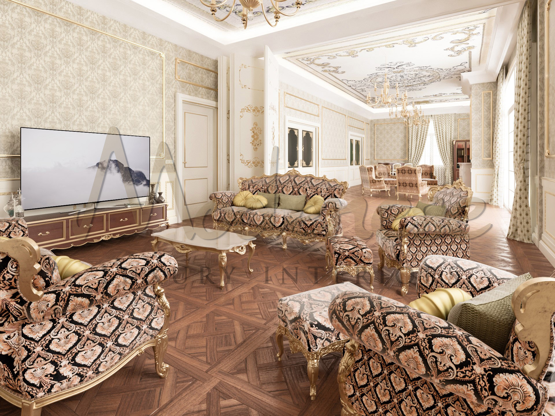Image showcasing Stylish Apartment Design by Modenese Luxury Interiors by MODENESE ...