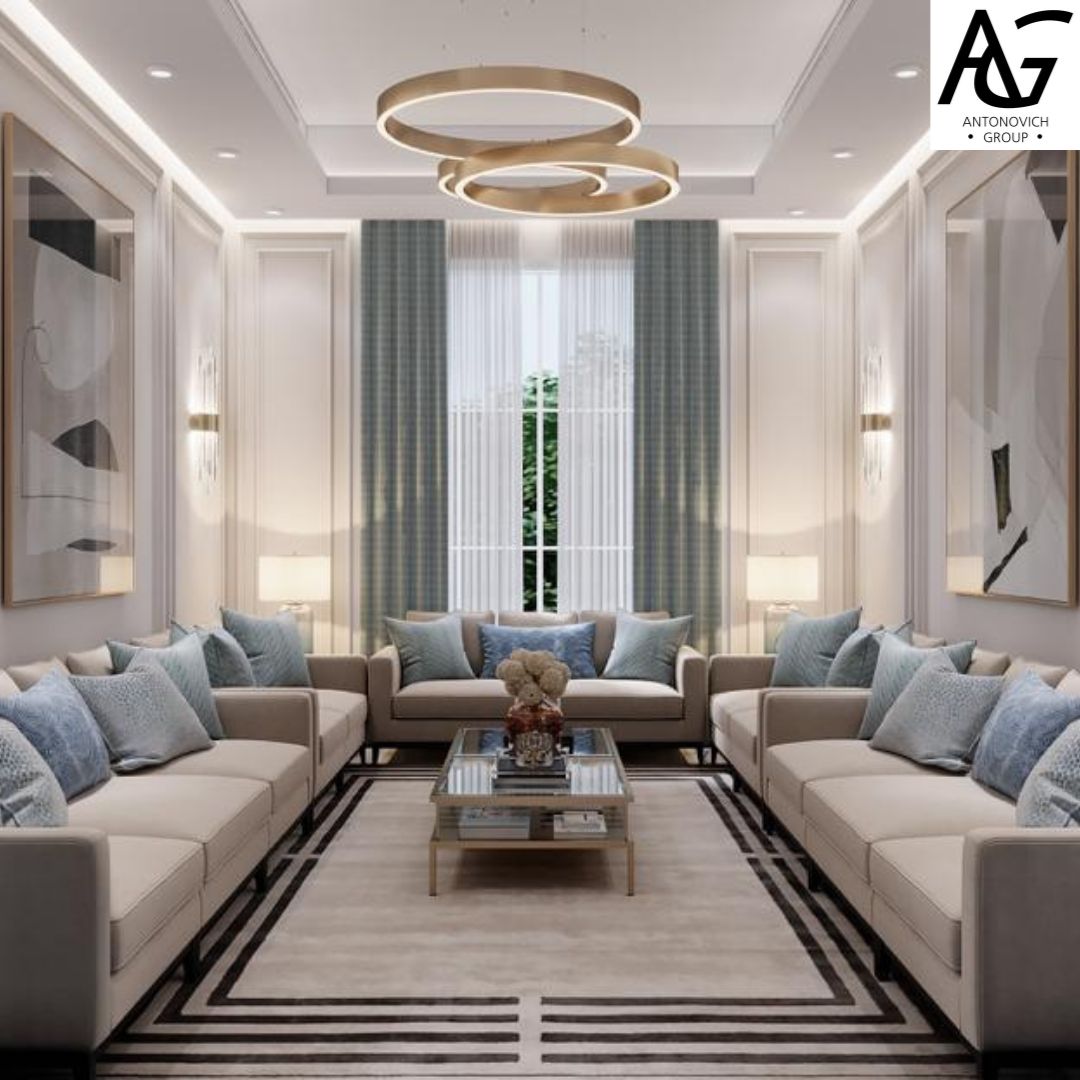 Family Sitting Interior Design and Furniture Production in Dubai by ...