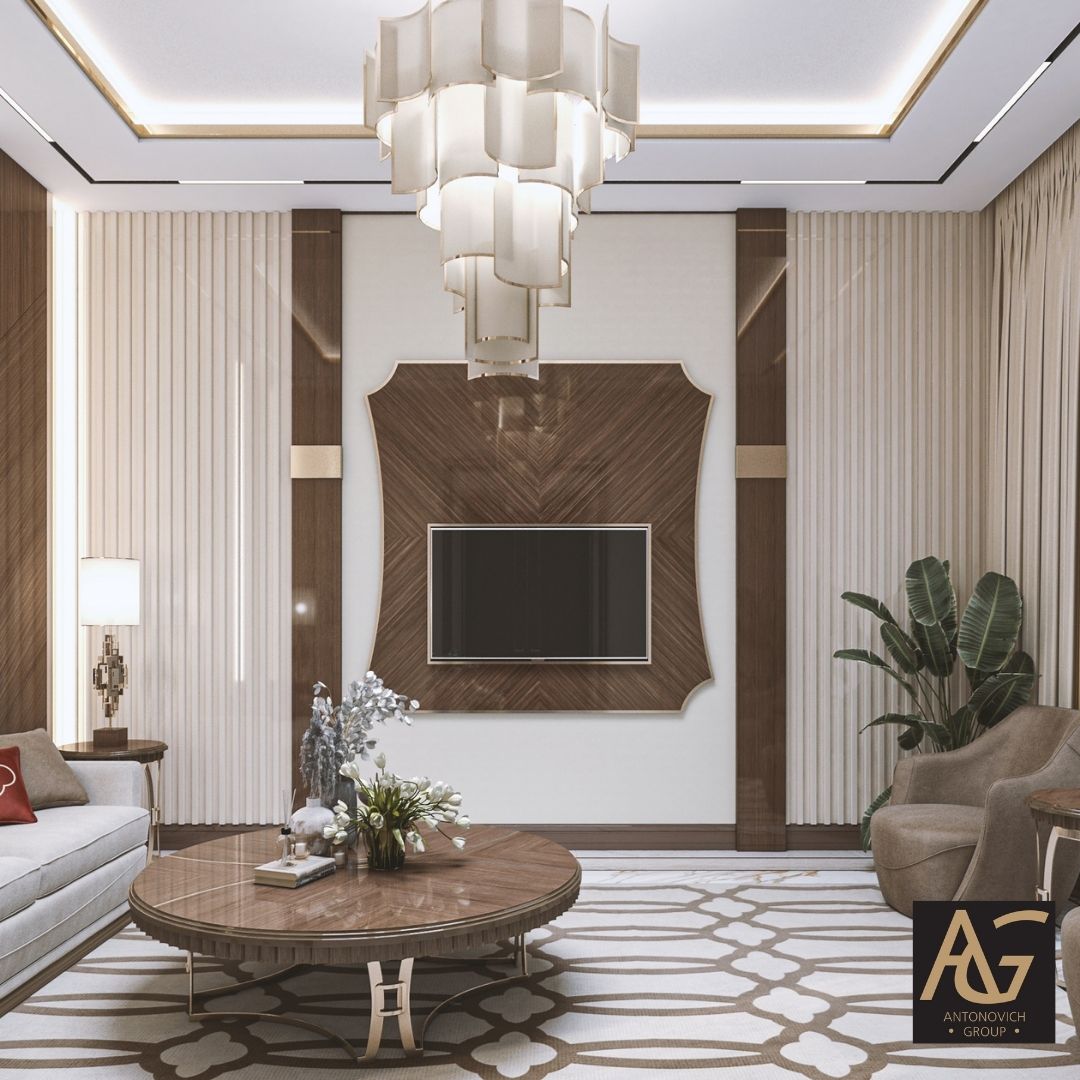 Picture of Luxury Sitting Area Interior Design by LUXURY ANTONOVICH DESIGN ...