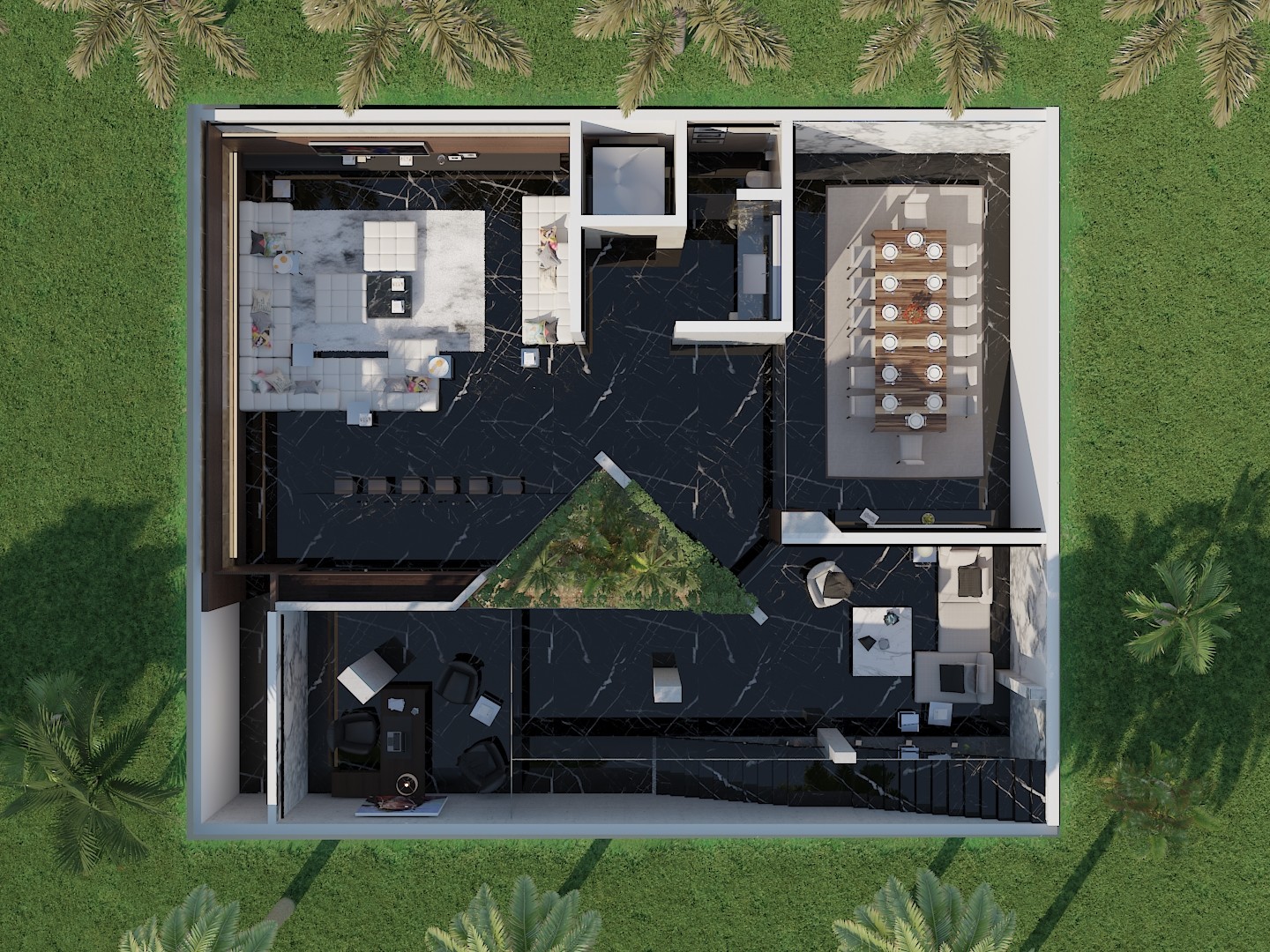 Modern Villa Interior Design in Saudi Arabia by [xzoomproject] - Architizer