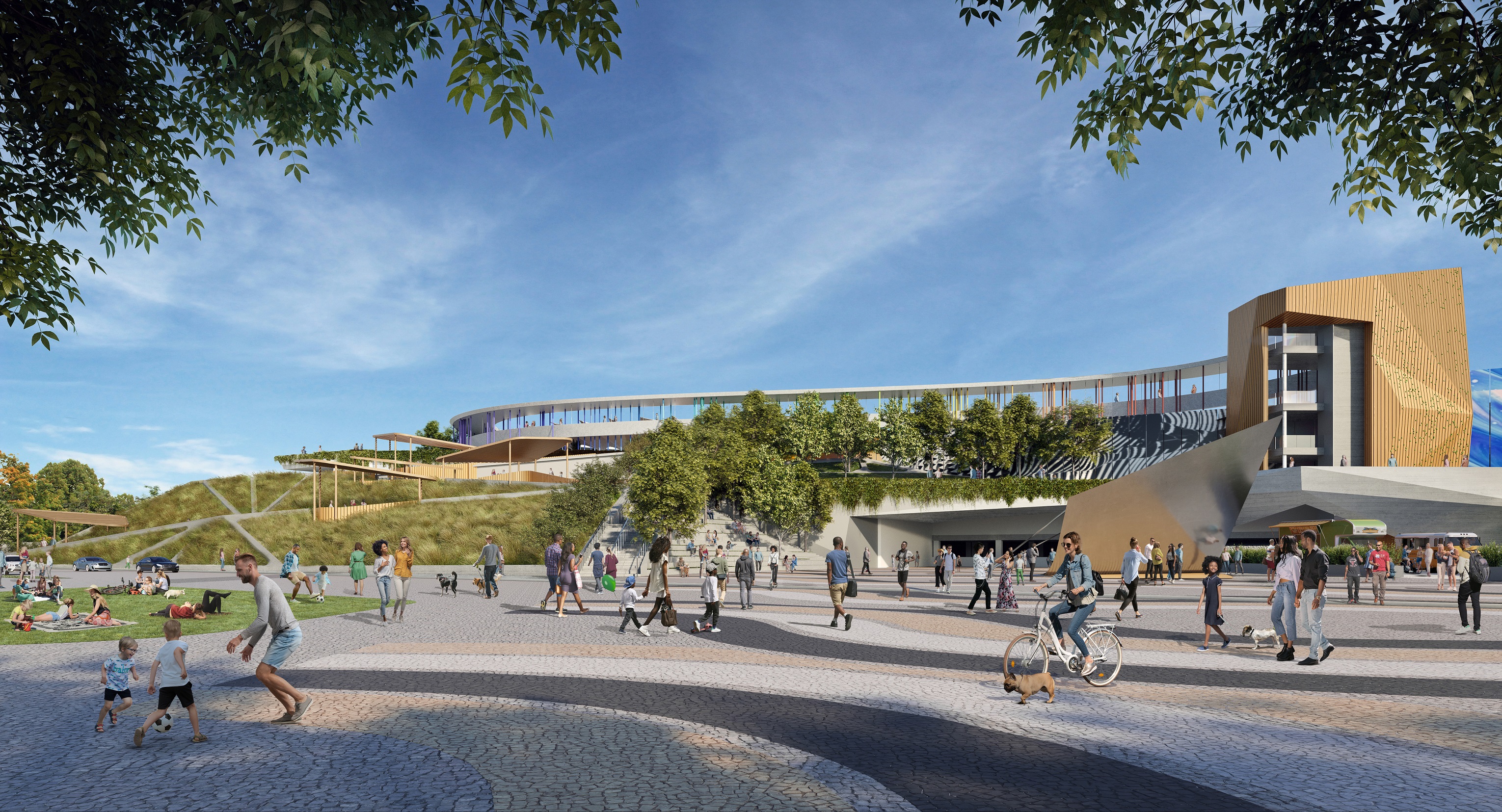 Fair Park Parking Structure by Gensler Architizer