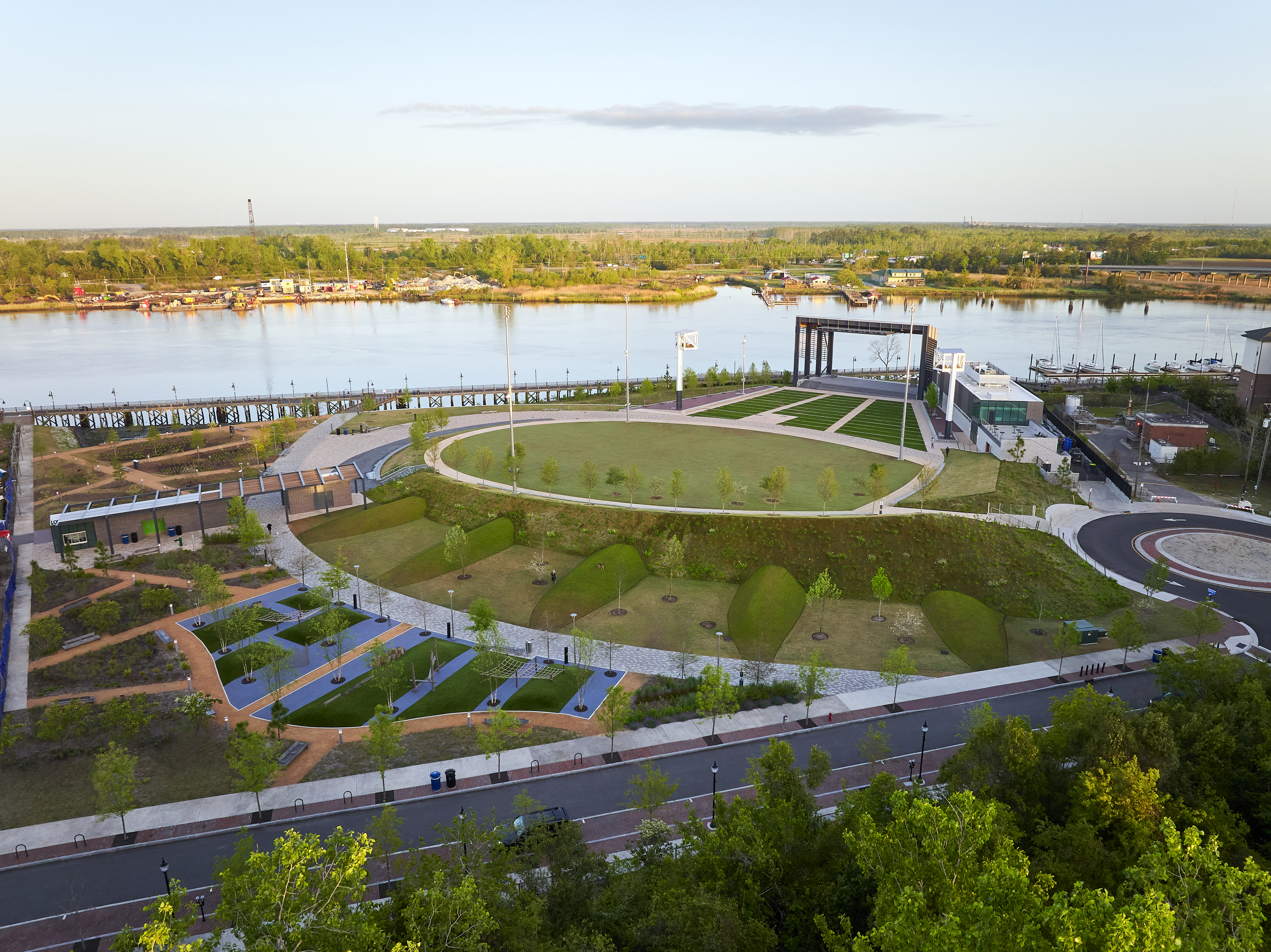 Live Oak Bank Pavilion Park by Sage and Coombe Architects Architizer