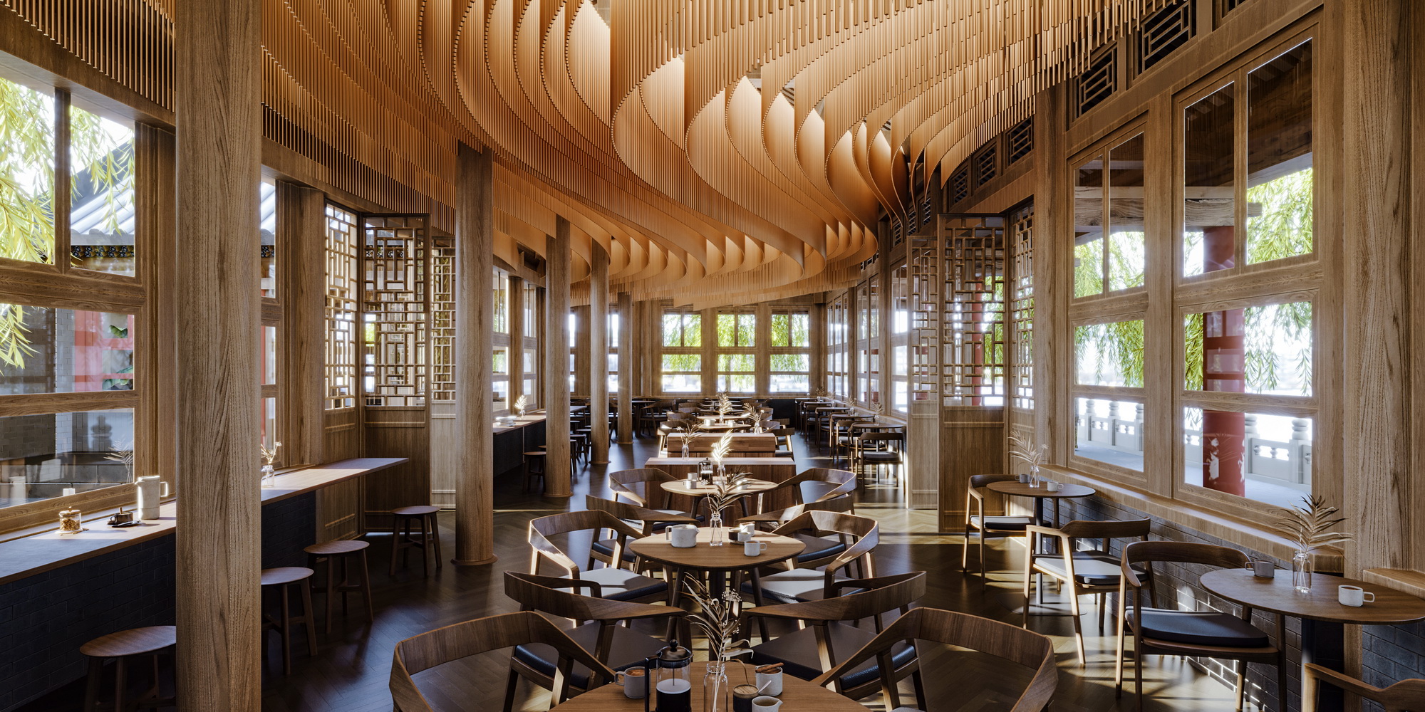 The Summer Palace Restaurant by MARS Studio Architizer