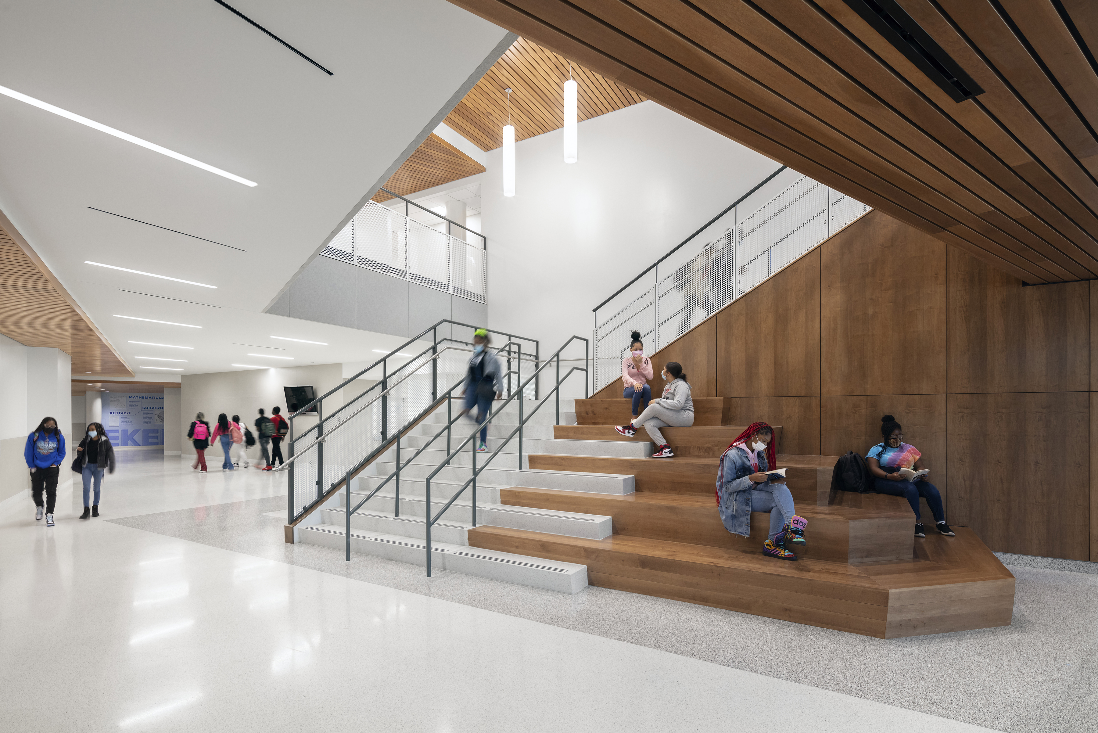 Benjamin Banneker Academic High School by Perkins Eastman Architizer