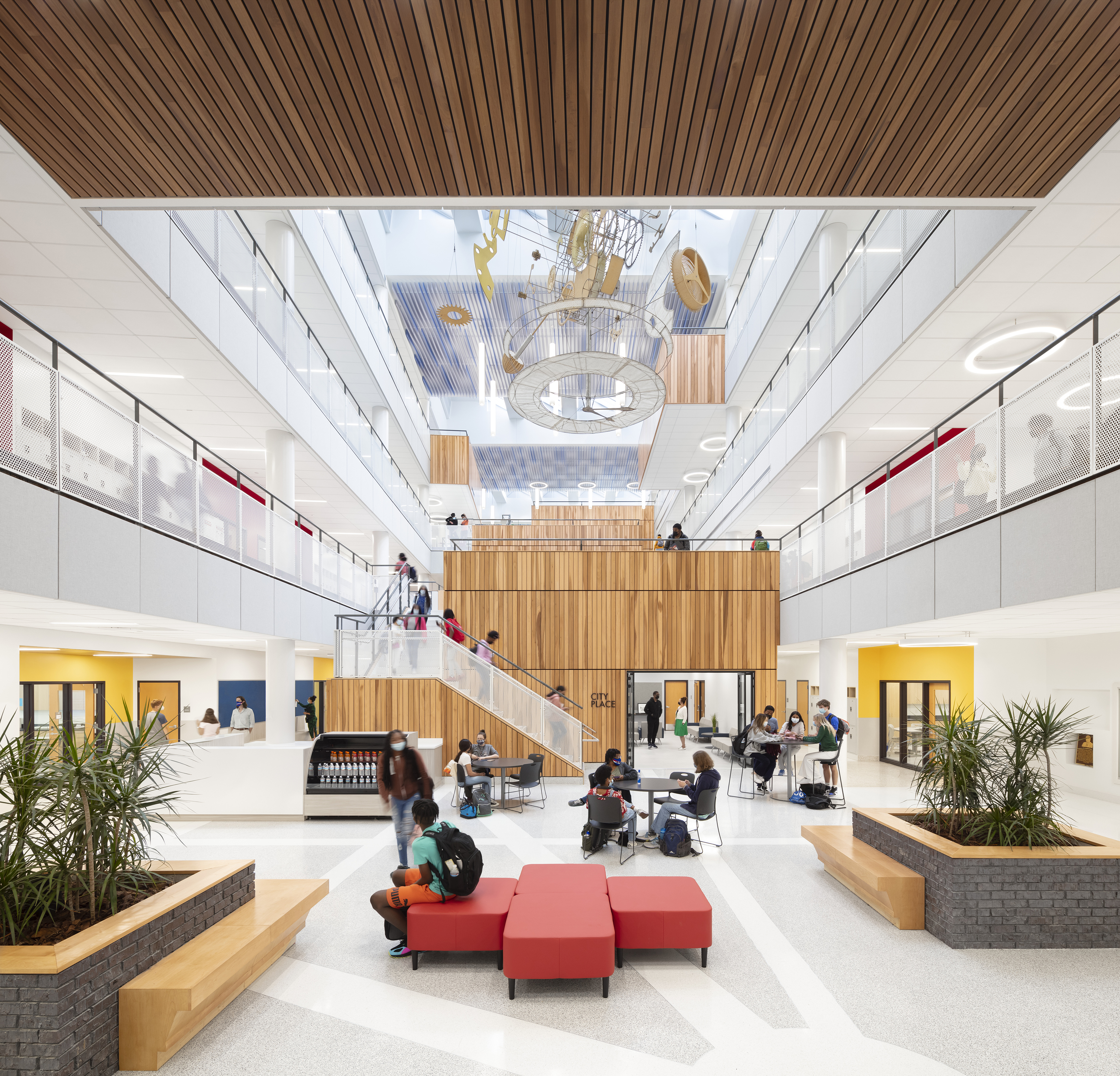 Benjamin Banneker Academic High School by Perkins Eastman Architizer