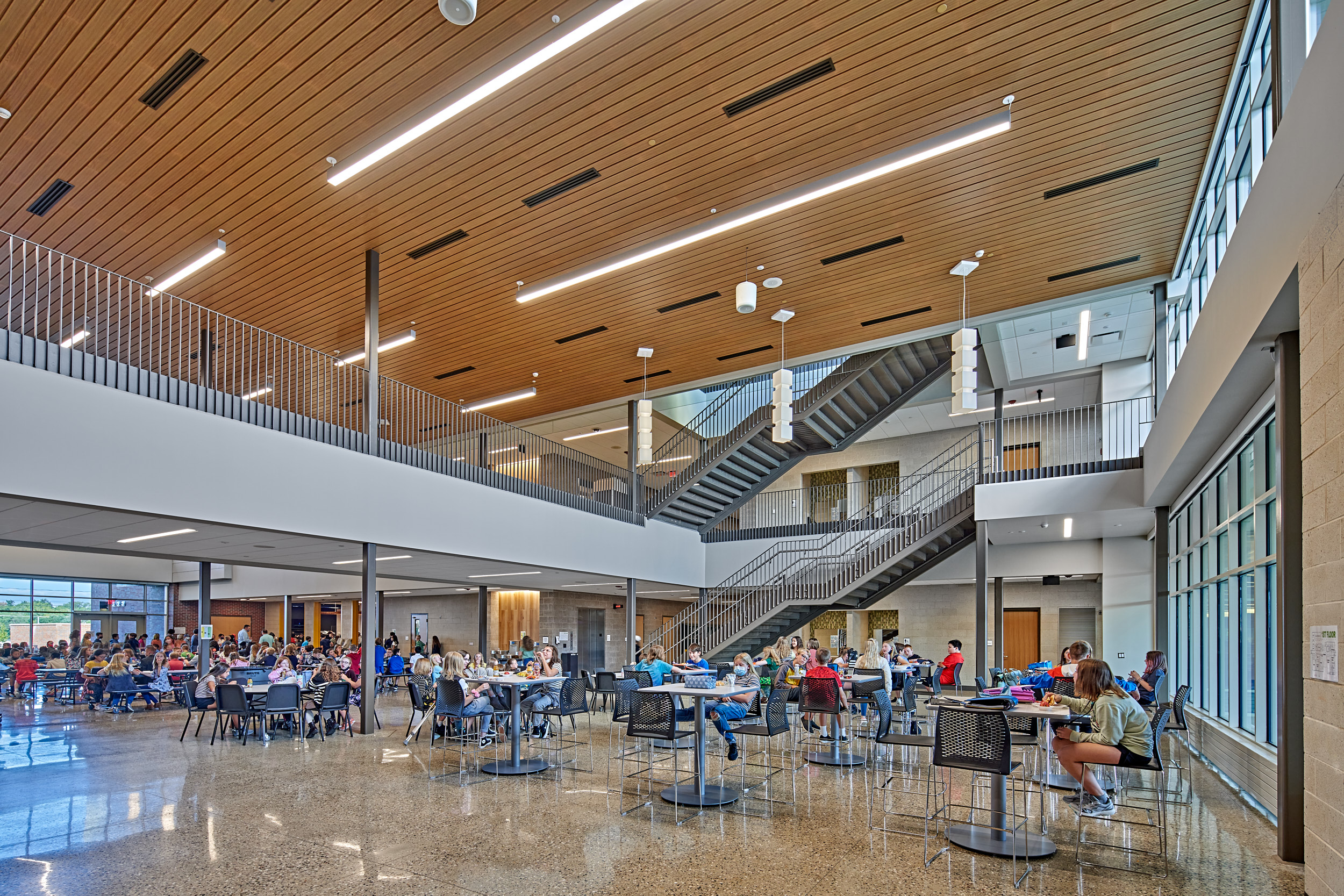 Portage Central Middle School by Stantec Architizer