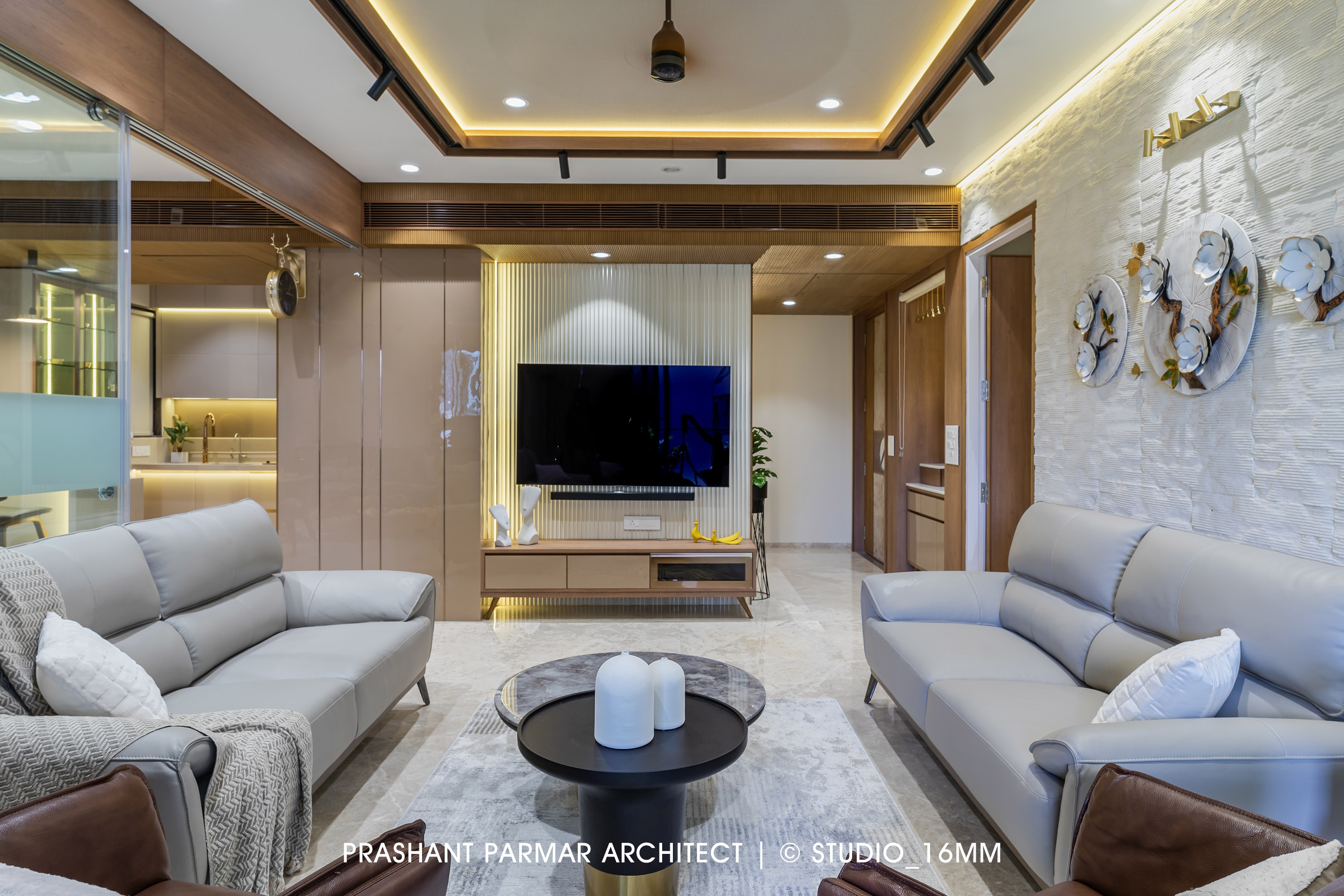 Modern Elegance at Swati Crimson In Ahmedabad by Prashant Parmar ...