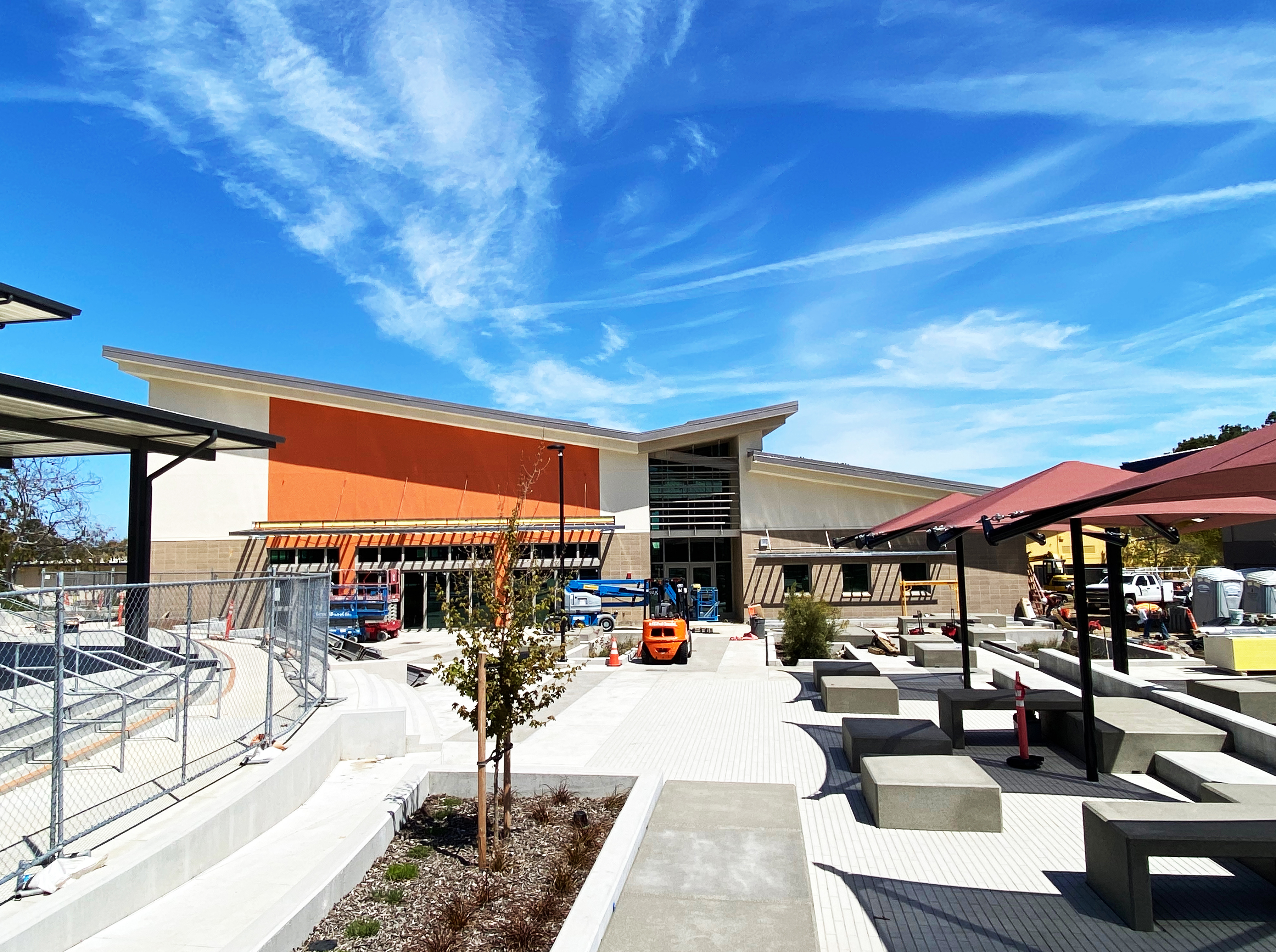 Burlingame Intermediate School Student Resource Center and Quad by