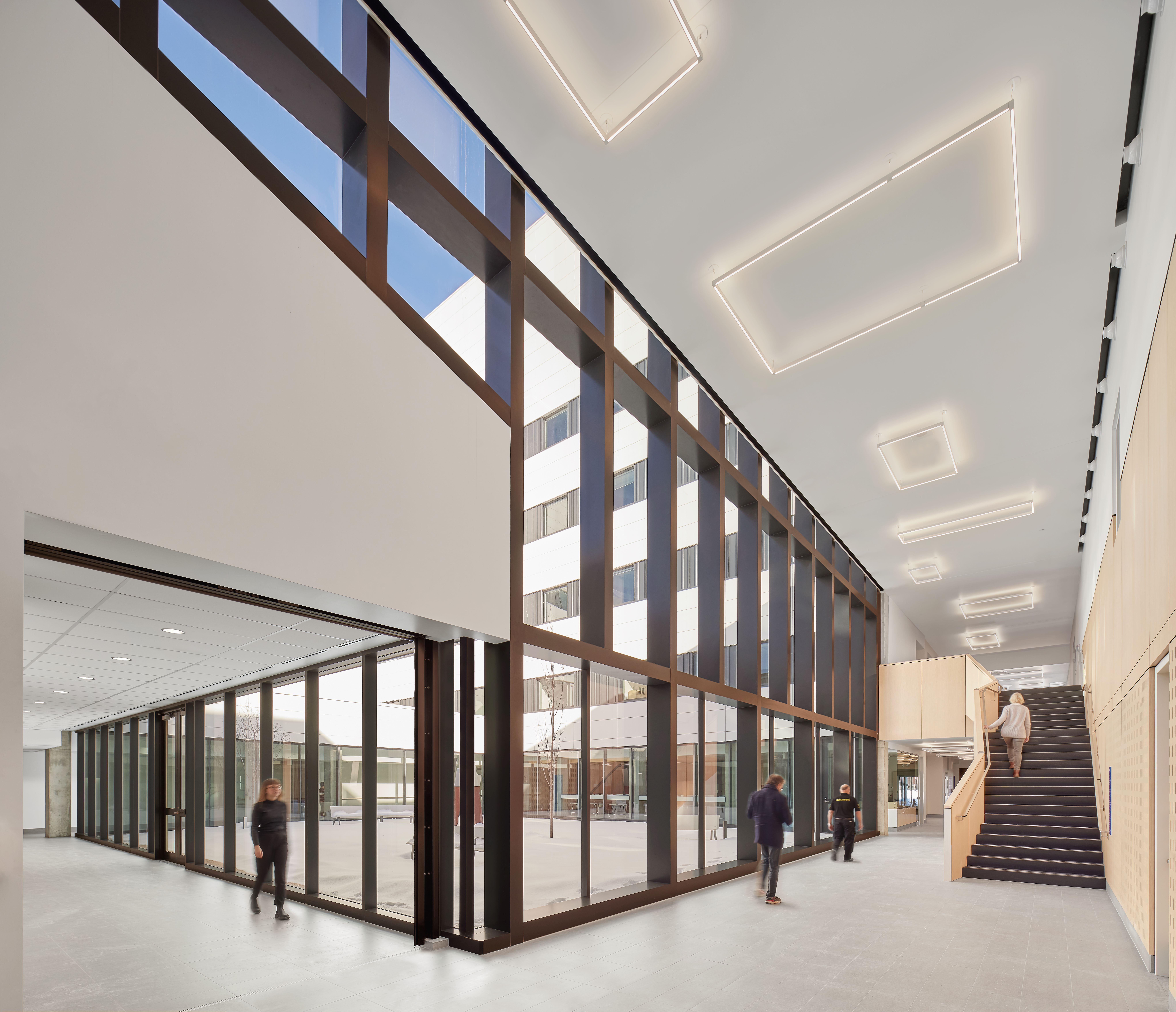 Mental Health Care Pavilion of SaintJérôme Hospital by Yelle Maillé