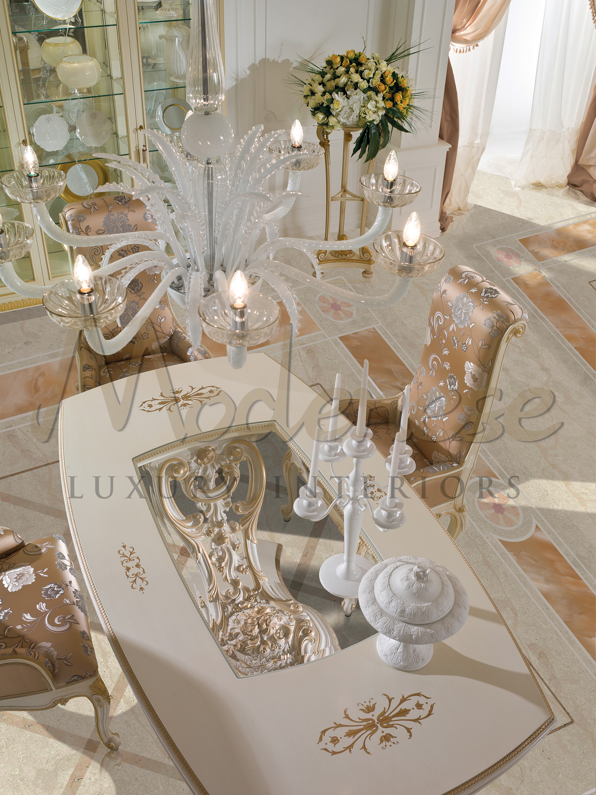 Elegant Dining Room Design by MODENESE Luxury Interiors - Architizer