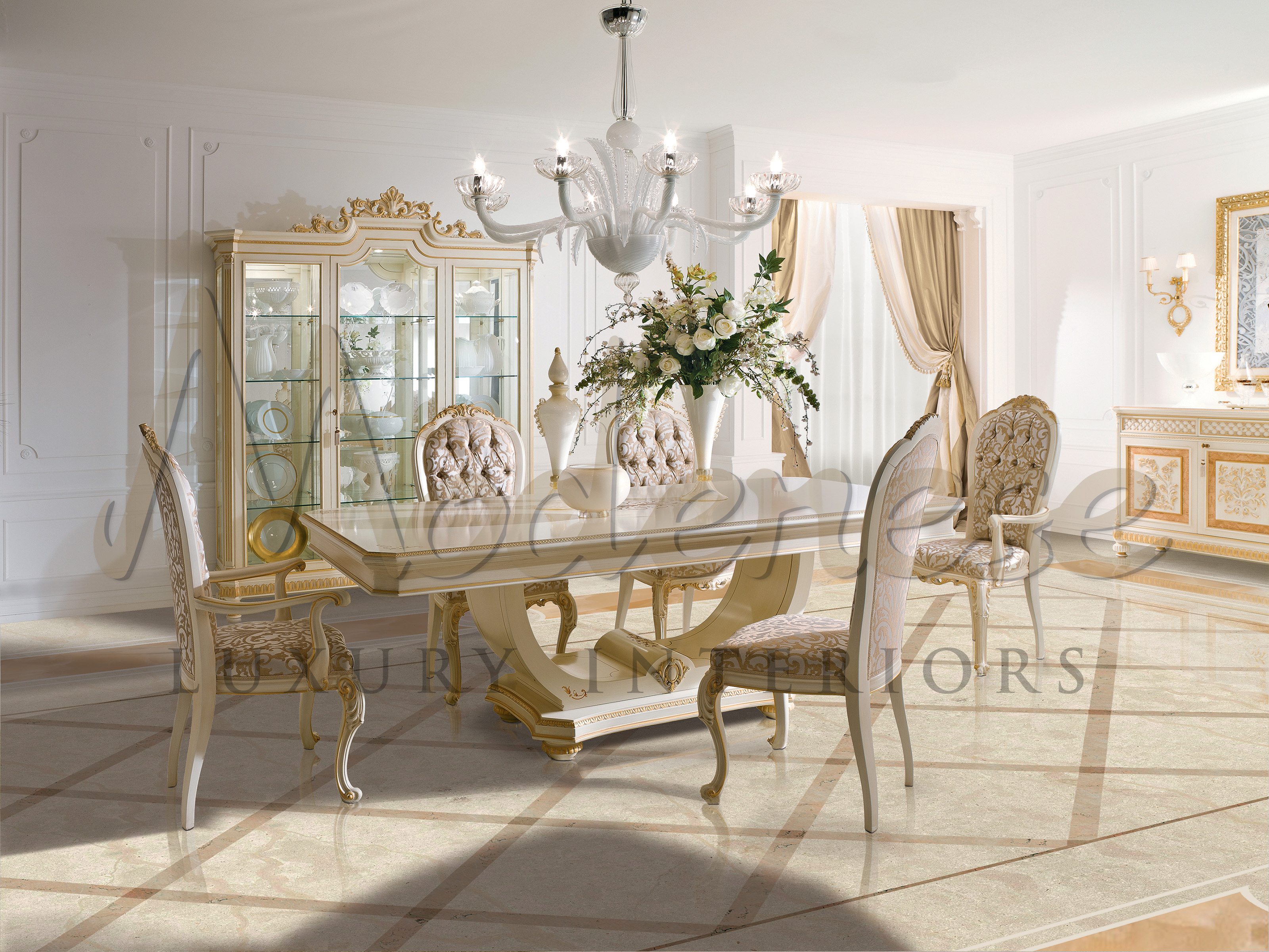 Elegant Dining Room Design by MODENESE Luxury Interiors - Architizer