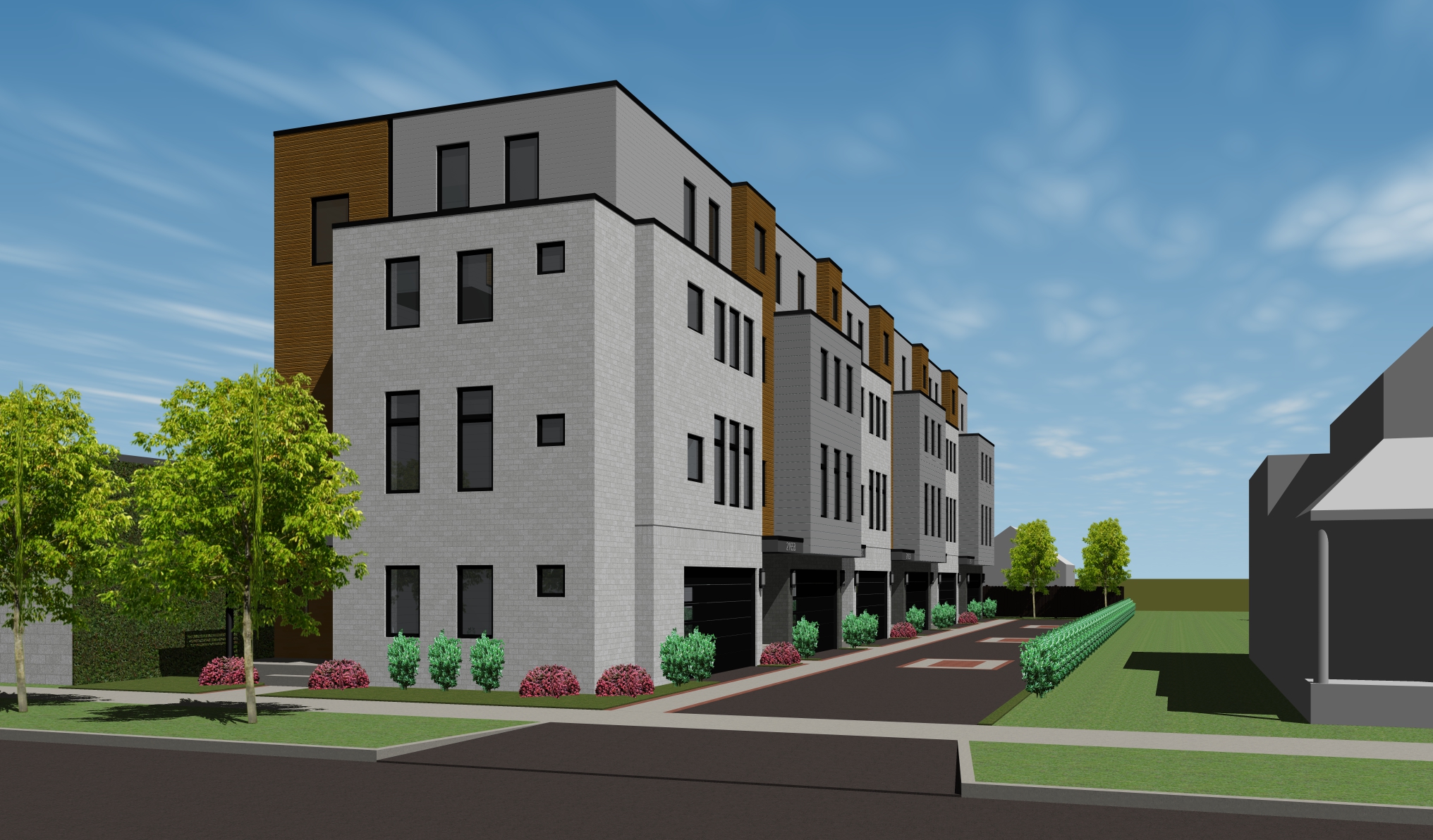 Columbus Road Townhomes by Christoff Group Architizer