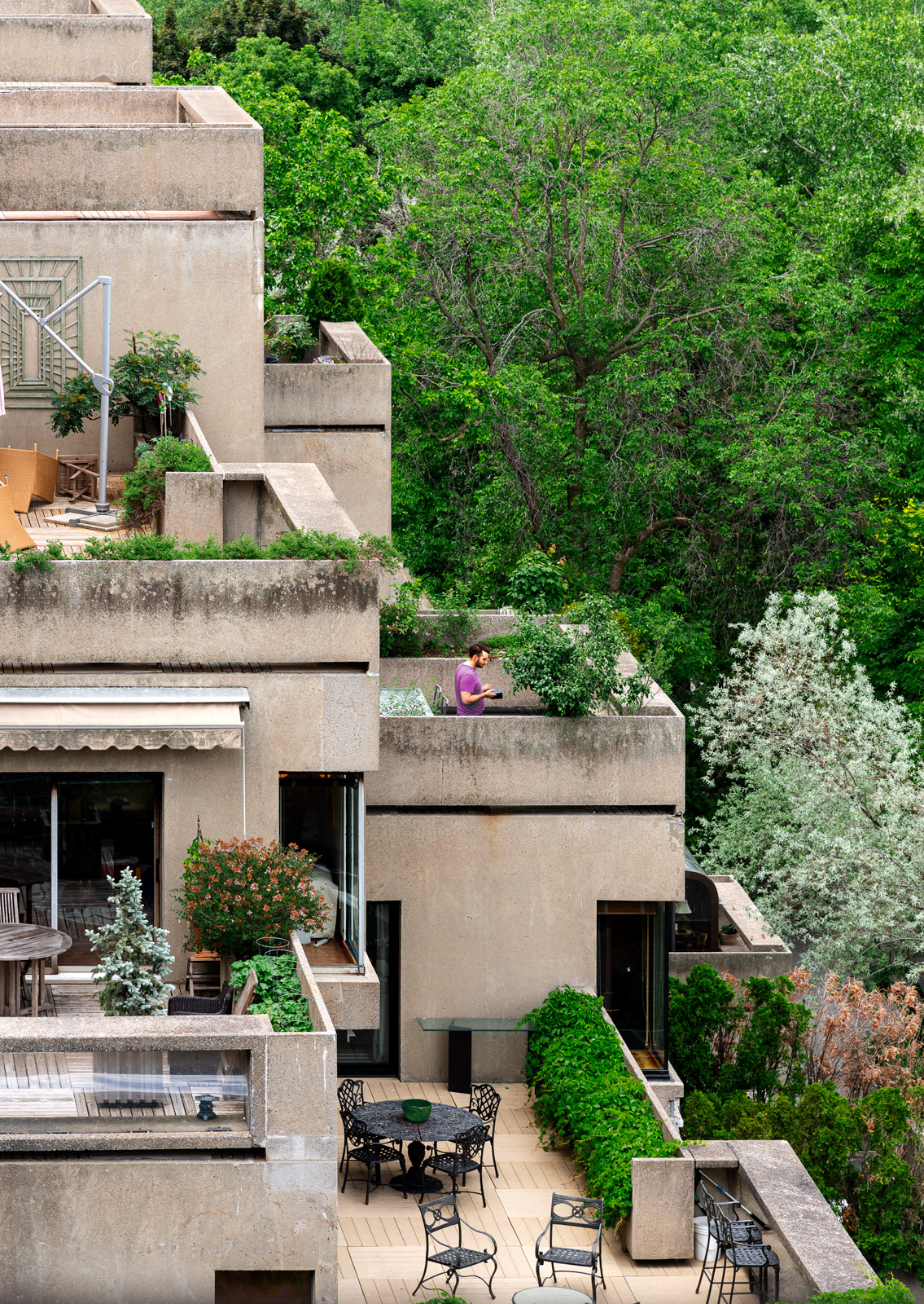 Un appartement à Habitat 67 by FO Paquin photographe d'architecture