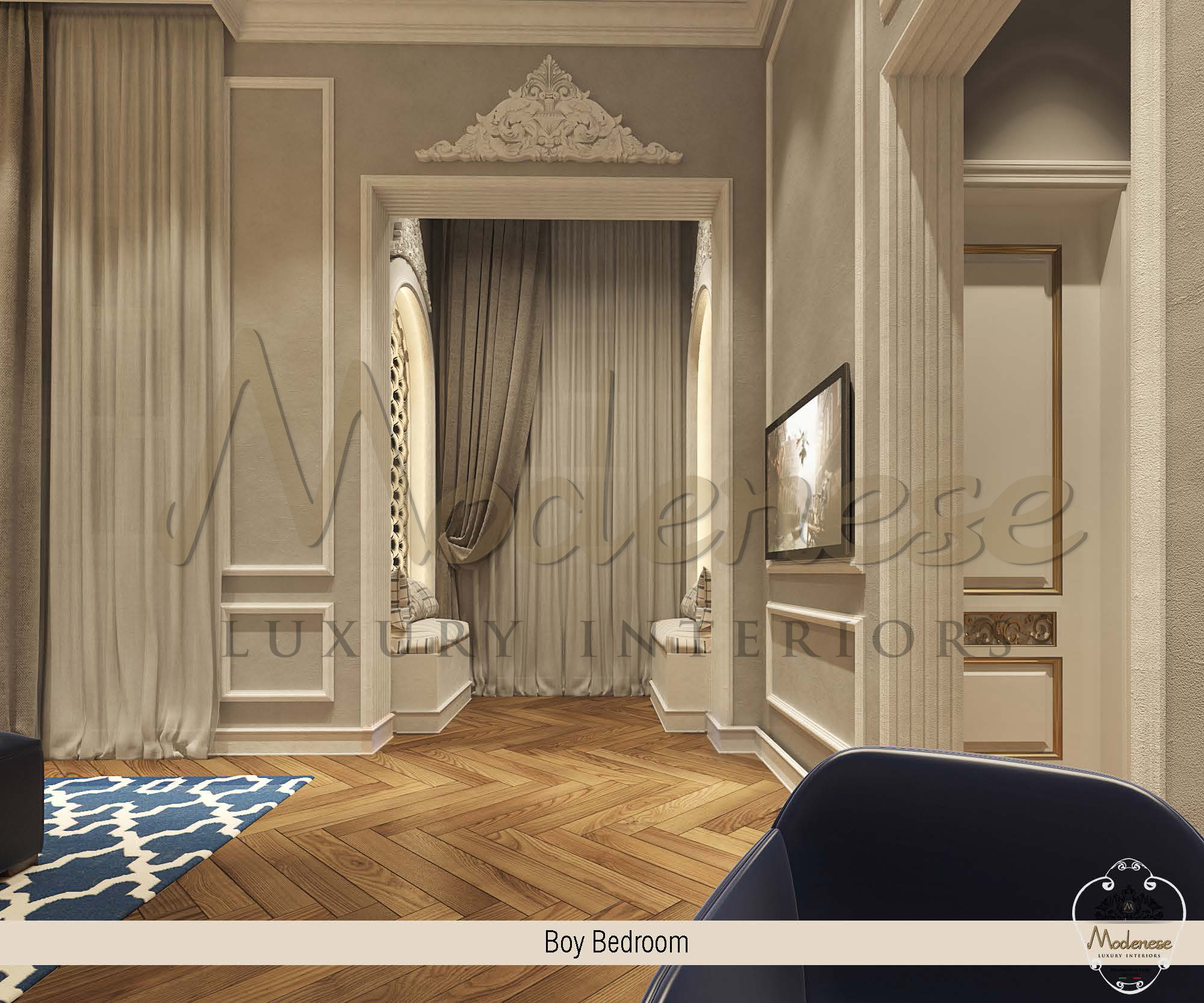 Gorgeous Boys Bedroom Design Idea by MODENESE Luxury Interiors - Architizer