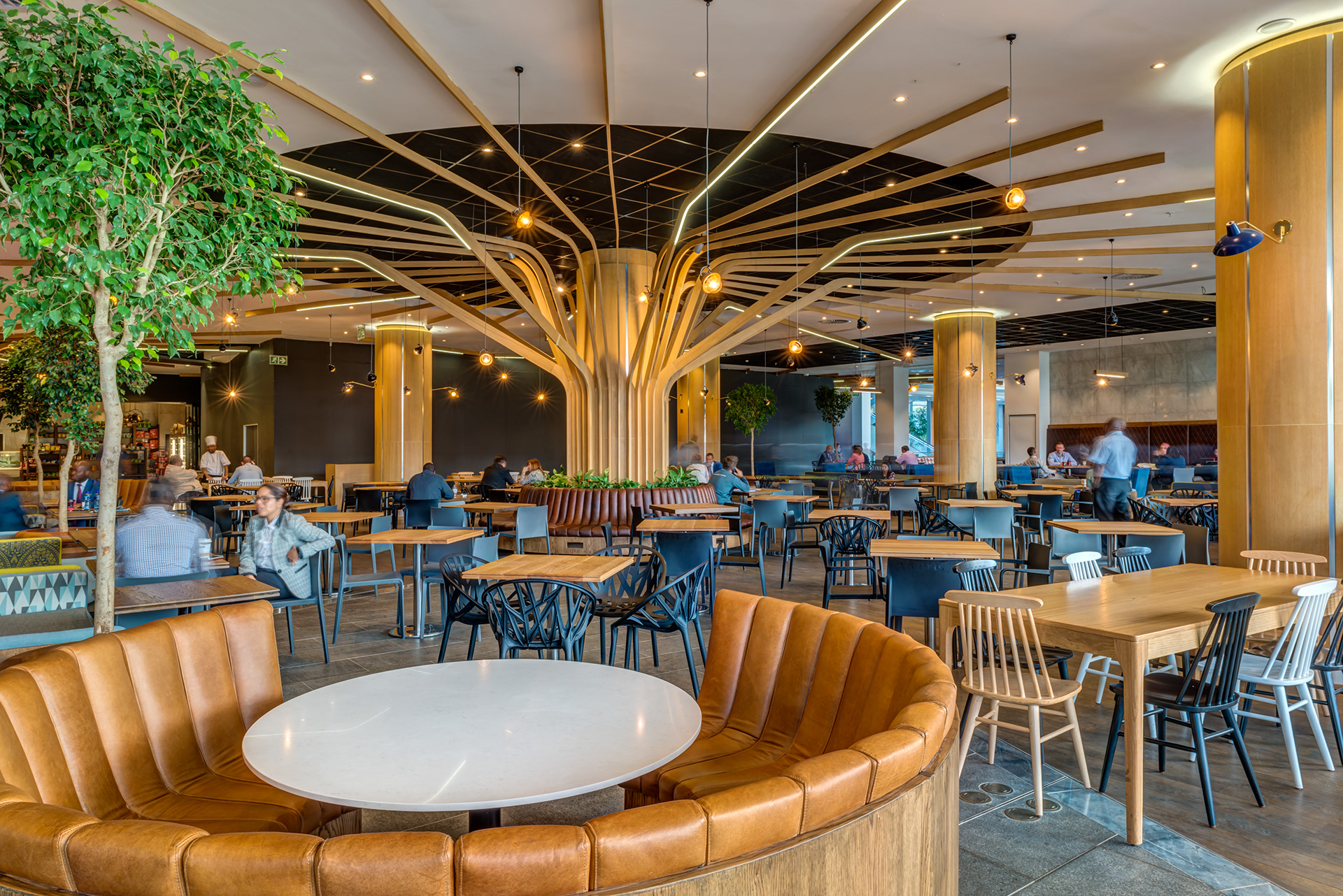 Standard Bank, Corporate Canteen Rosebank, South Africa by COOOP