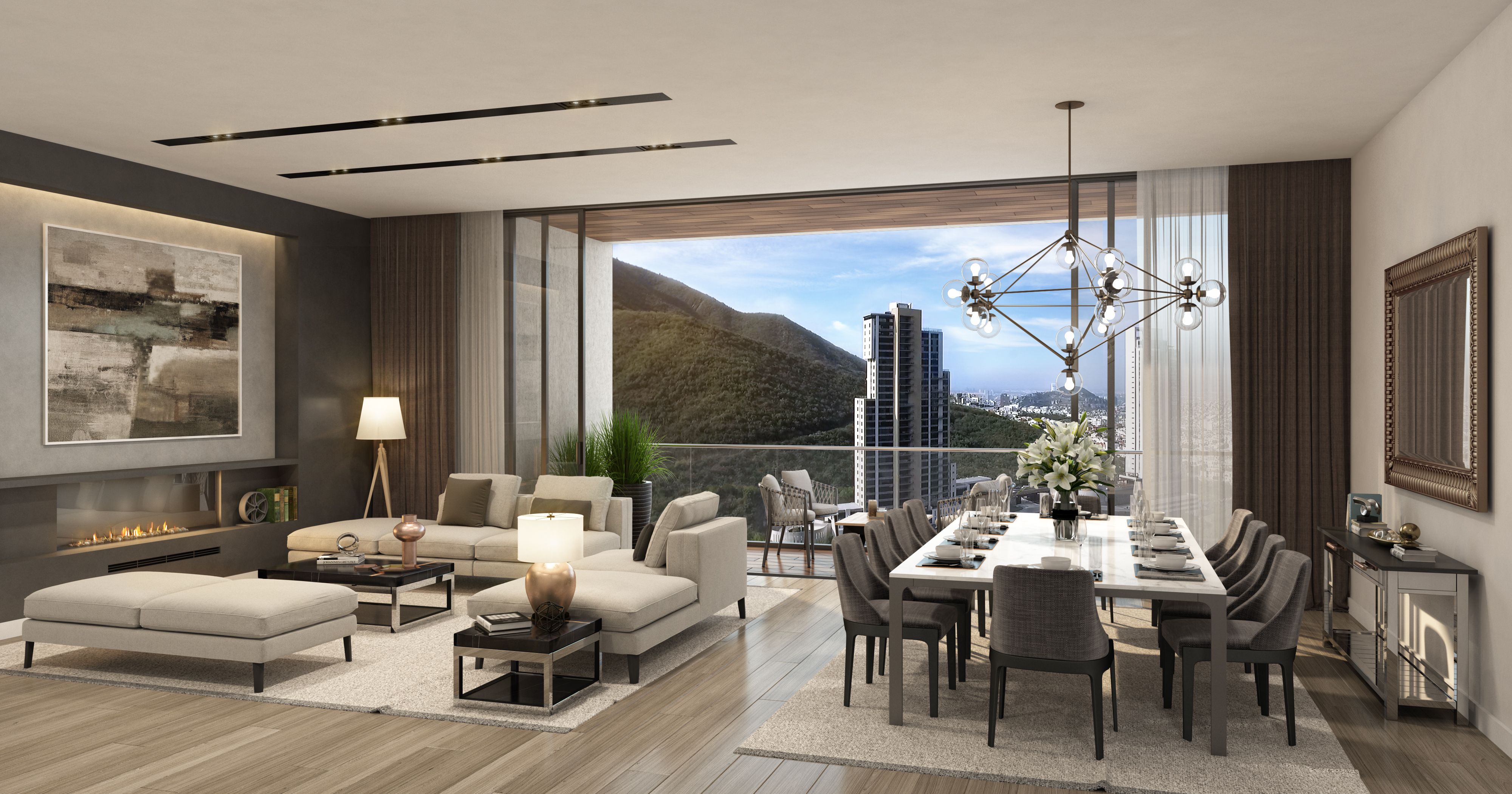 High Rise Residential Interiors Reference: Fiori Tower Residential High Rise Architecture By Gomez Vazquez