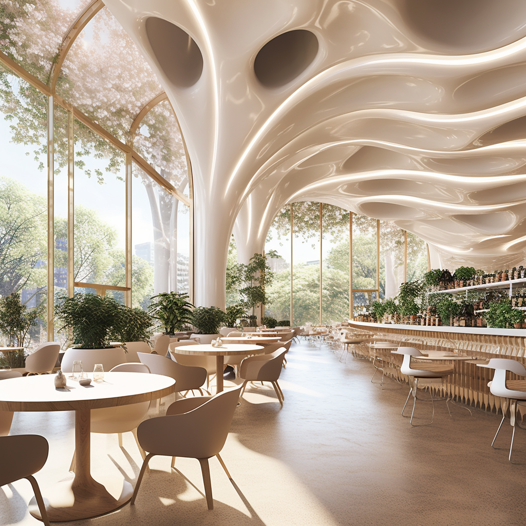 Illustration of Luxury Mixed-Use Development