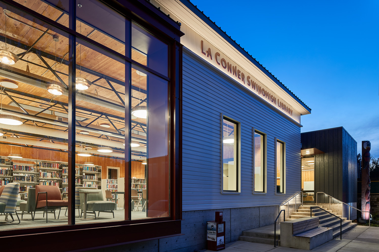 La Conner Swinomish Library by BuildingWork Architizer