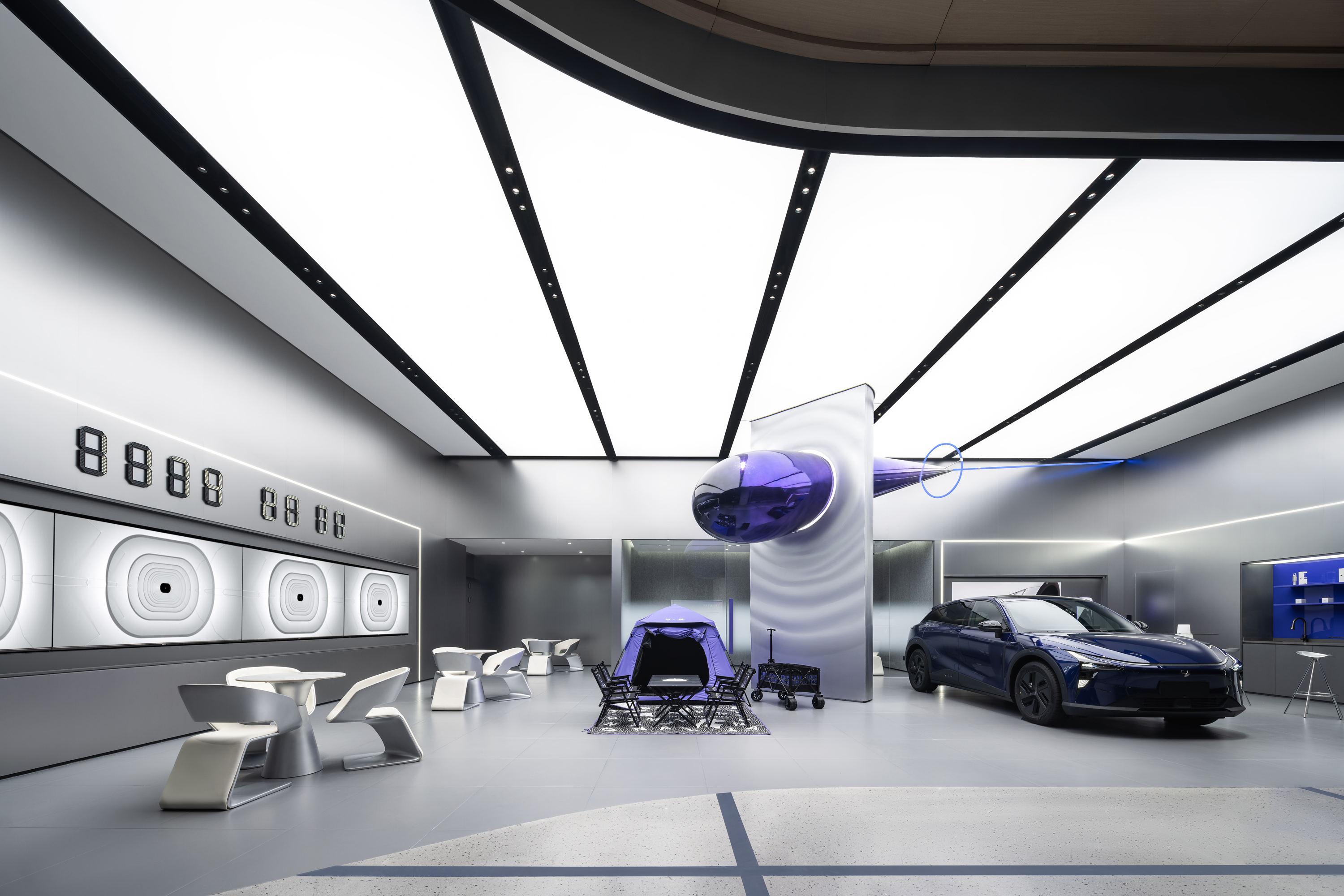 JIYUE-THREE BODY co-brand store by Cityinno Architecture Design Co ...
