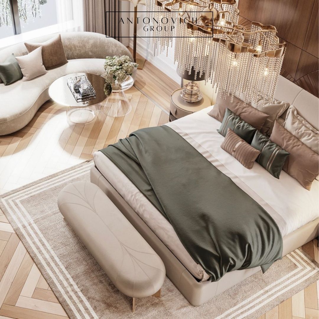Tips for Selecting Furniture and Lighting in Luxury Bedroom Interior ...