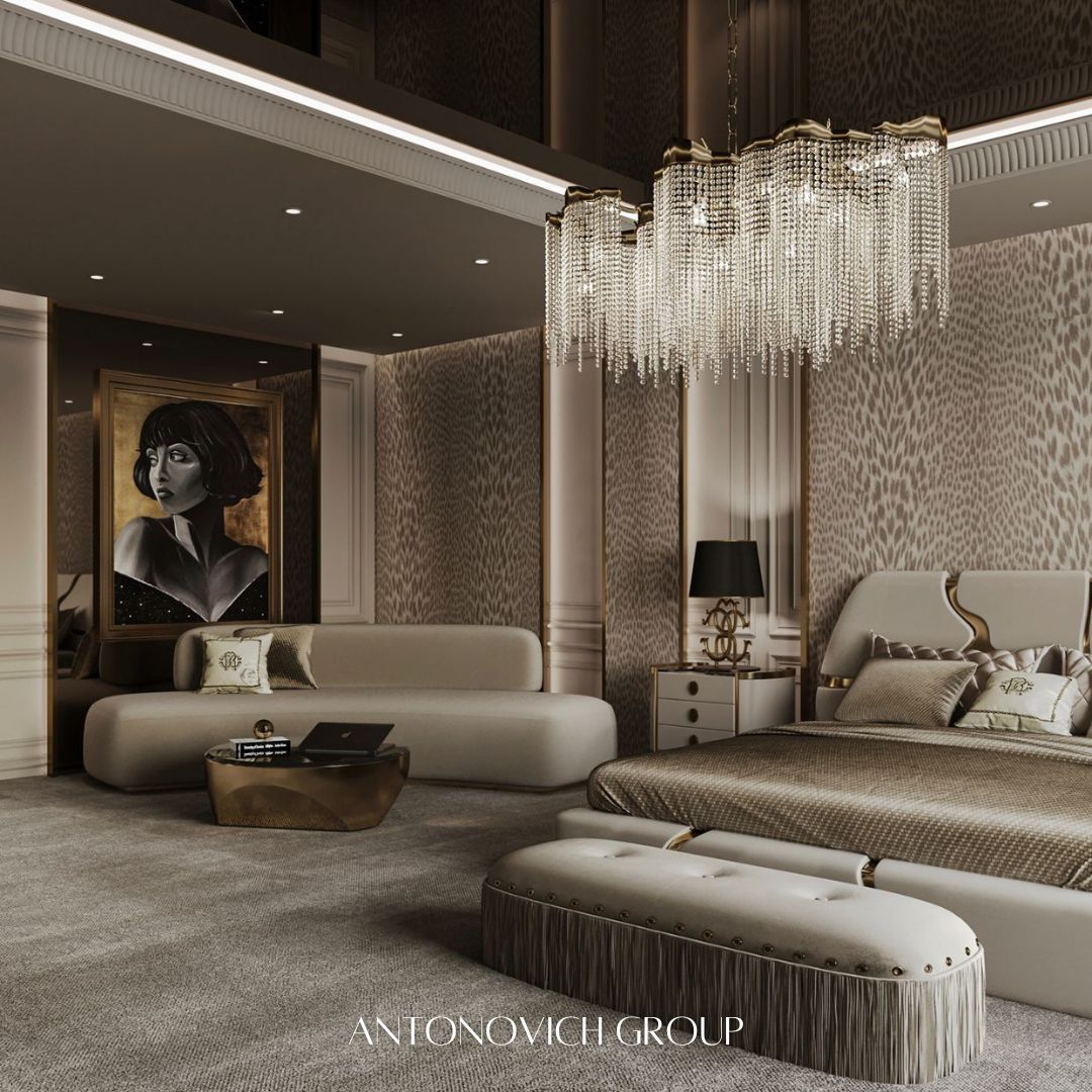 Dreamscapes of Opulence in Luxurious Bedroom Interior Design and Fit ...