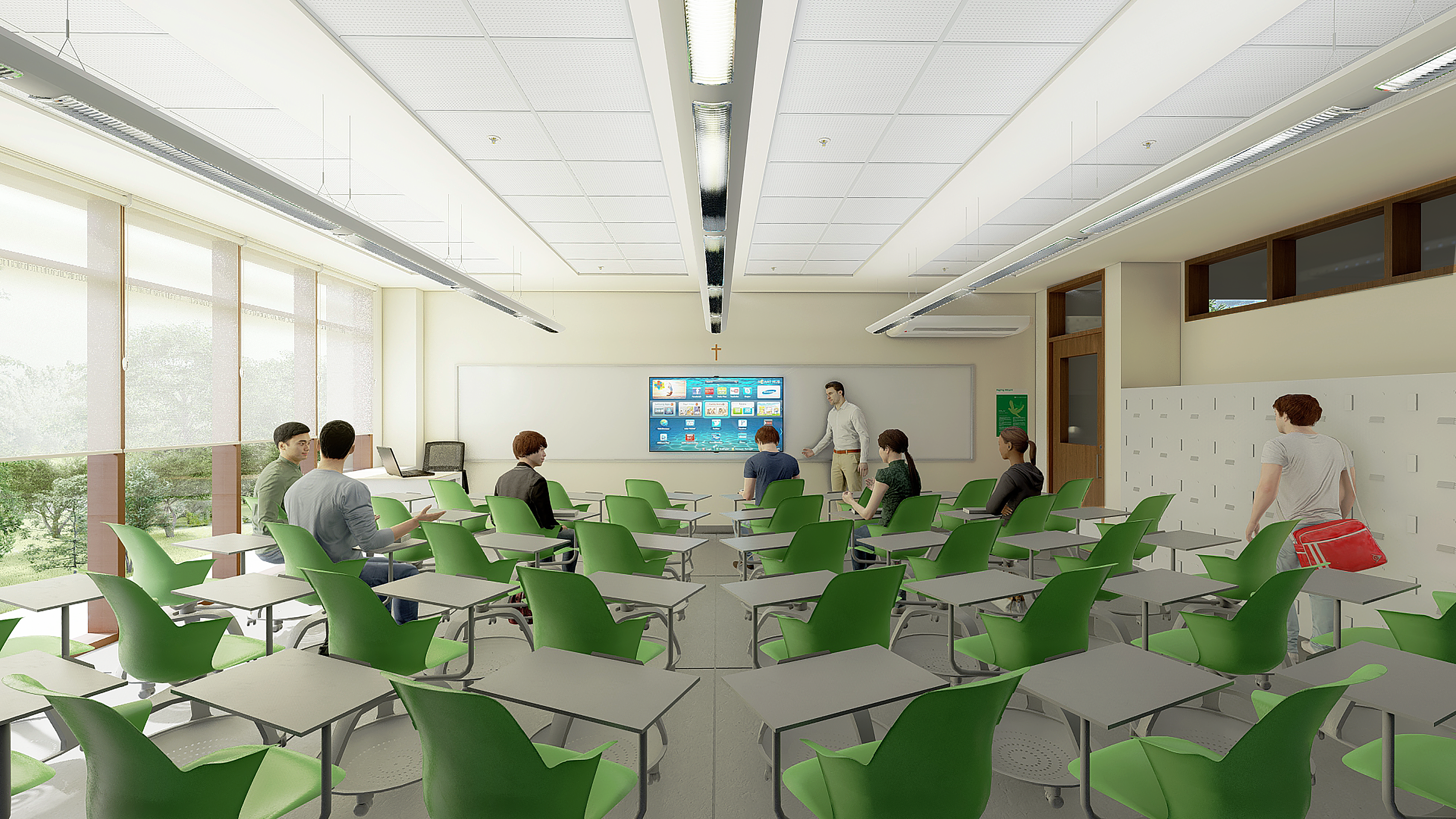 DLSL Junior High School Building by THE SAGE GROUP ASIA Architizer