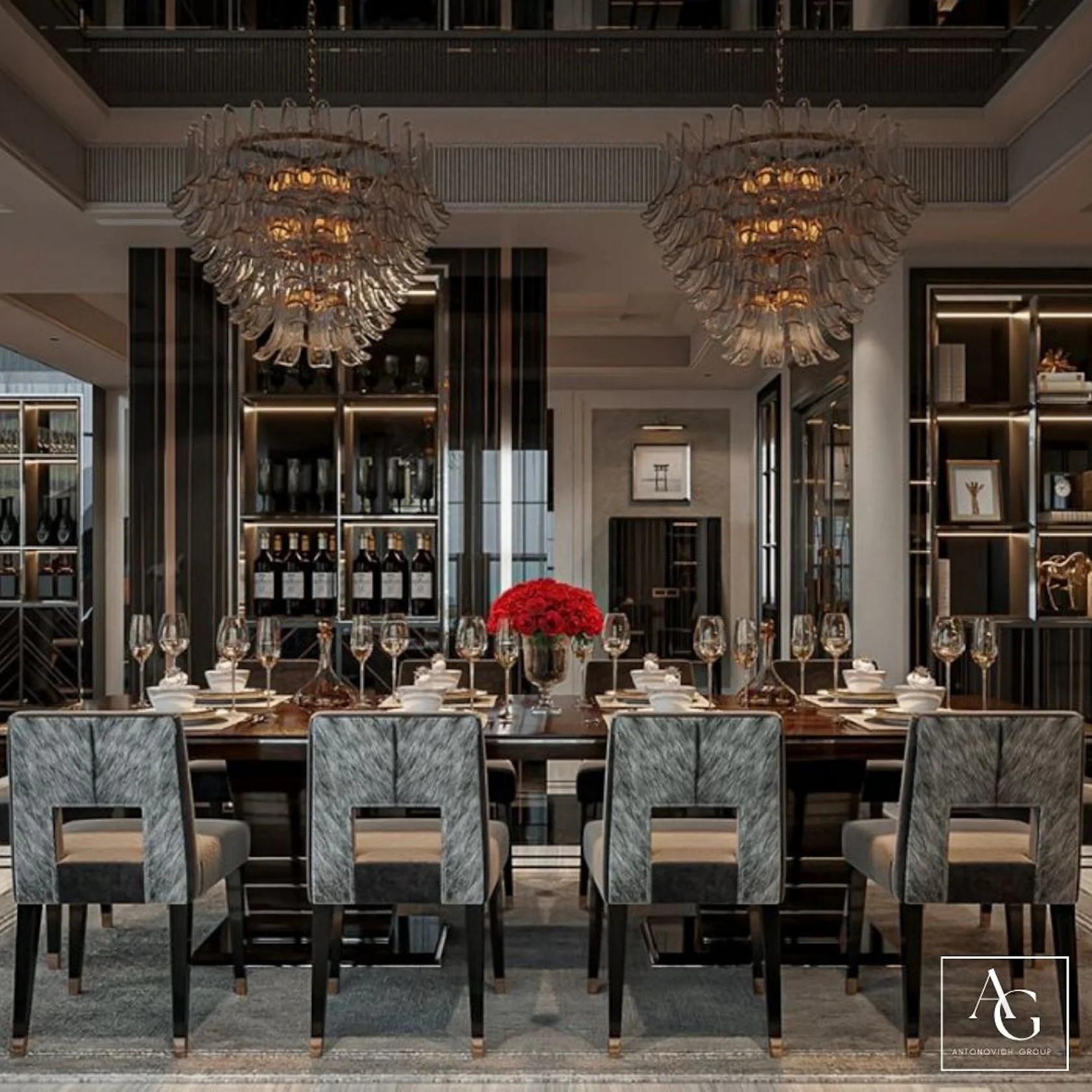 Illustration of Luxury Penthouse Interior Design Experts Worldwide