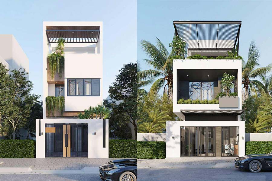 Cách tính chi phí xây nhà 1 trệt 1 lầu 1 sân thượng by NEOHouse CTy ...