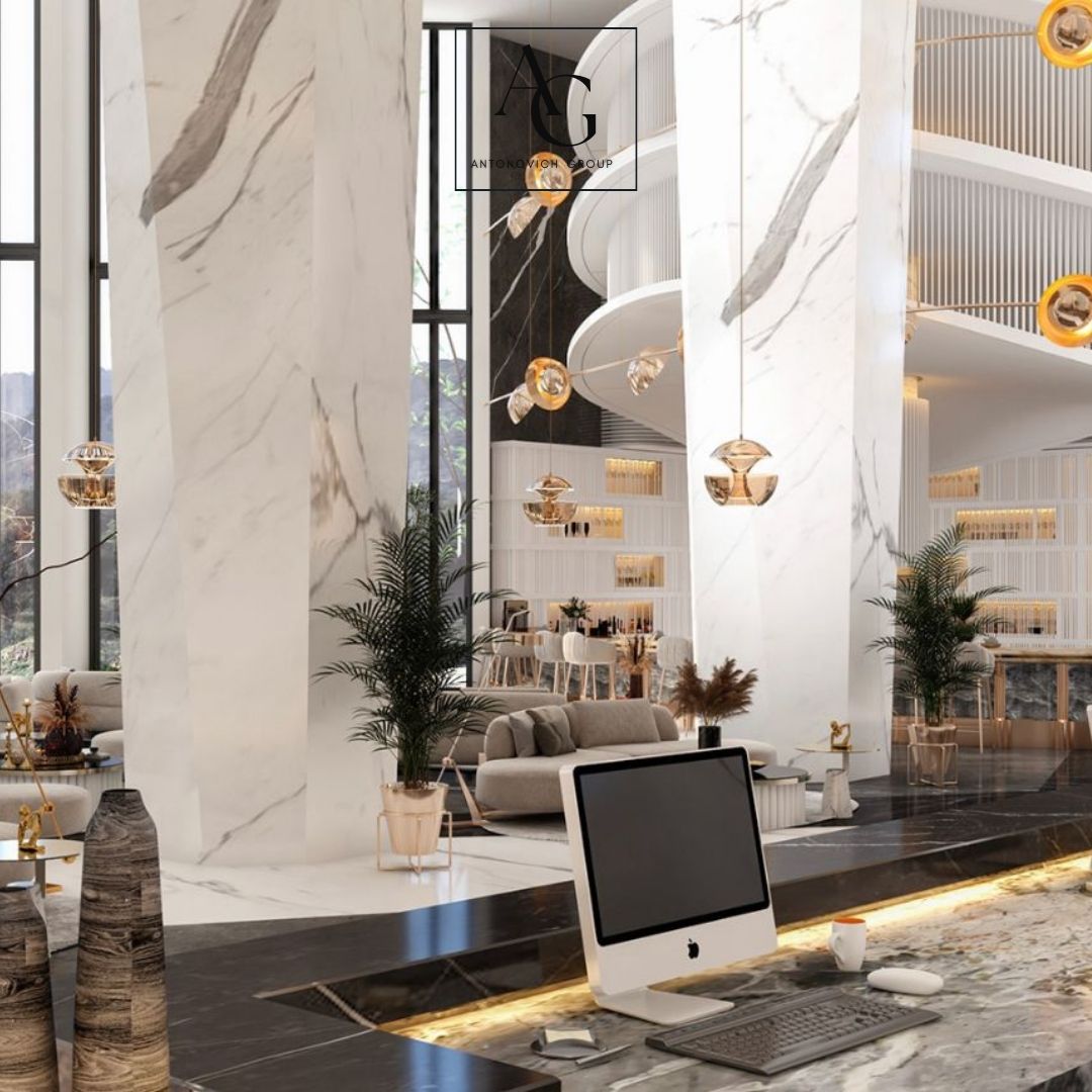 GRANDEUR REDEFINED: LUXURY LOBBY INTERIORS by LUXURY ANTONOVICH DESIGN