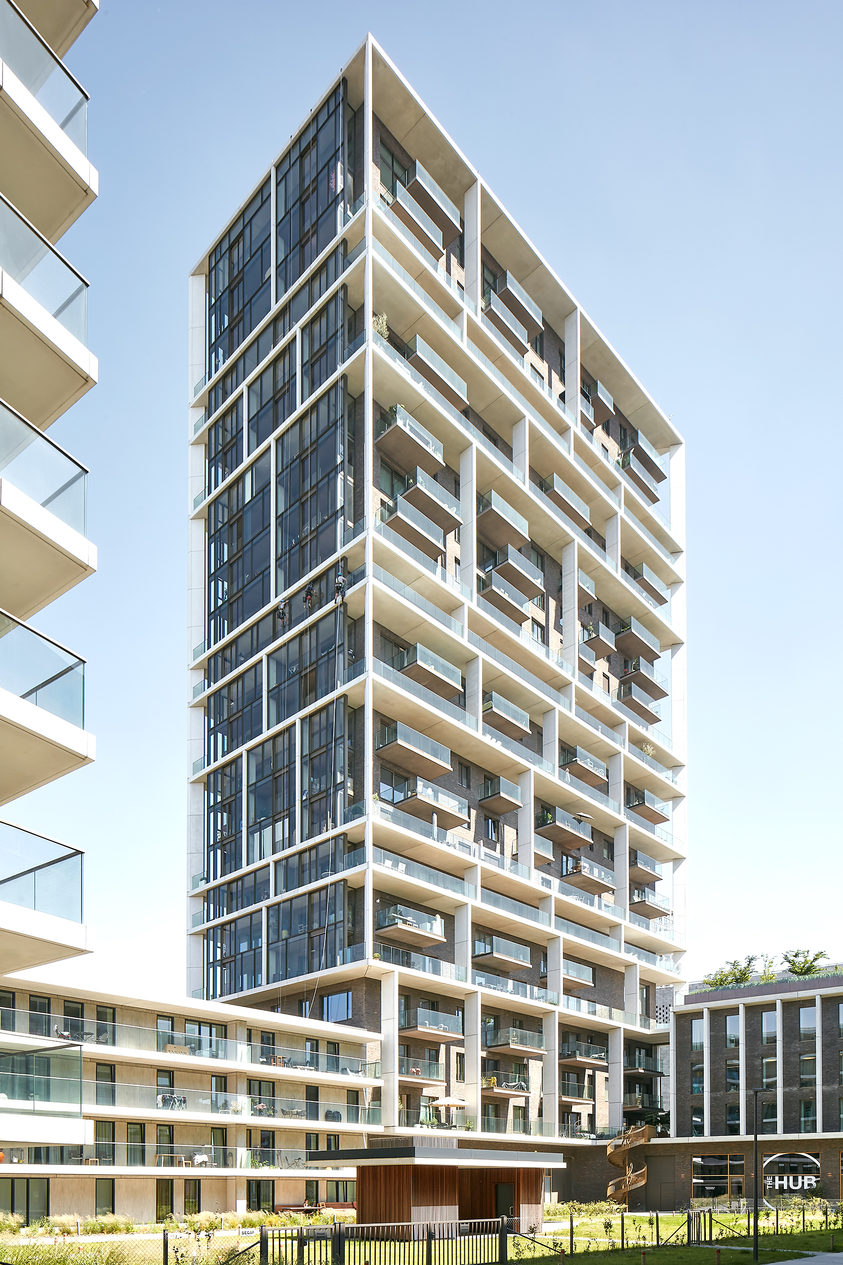 Residential Tower Antwerp by C.F. Møller Architects Architizer