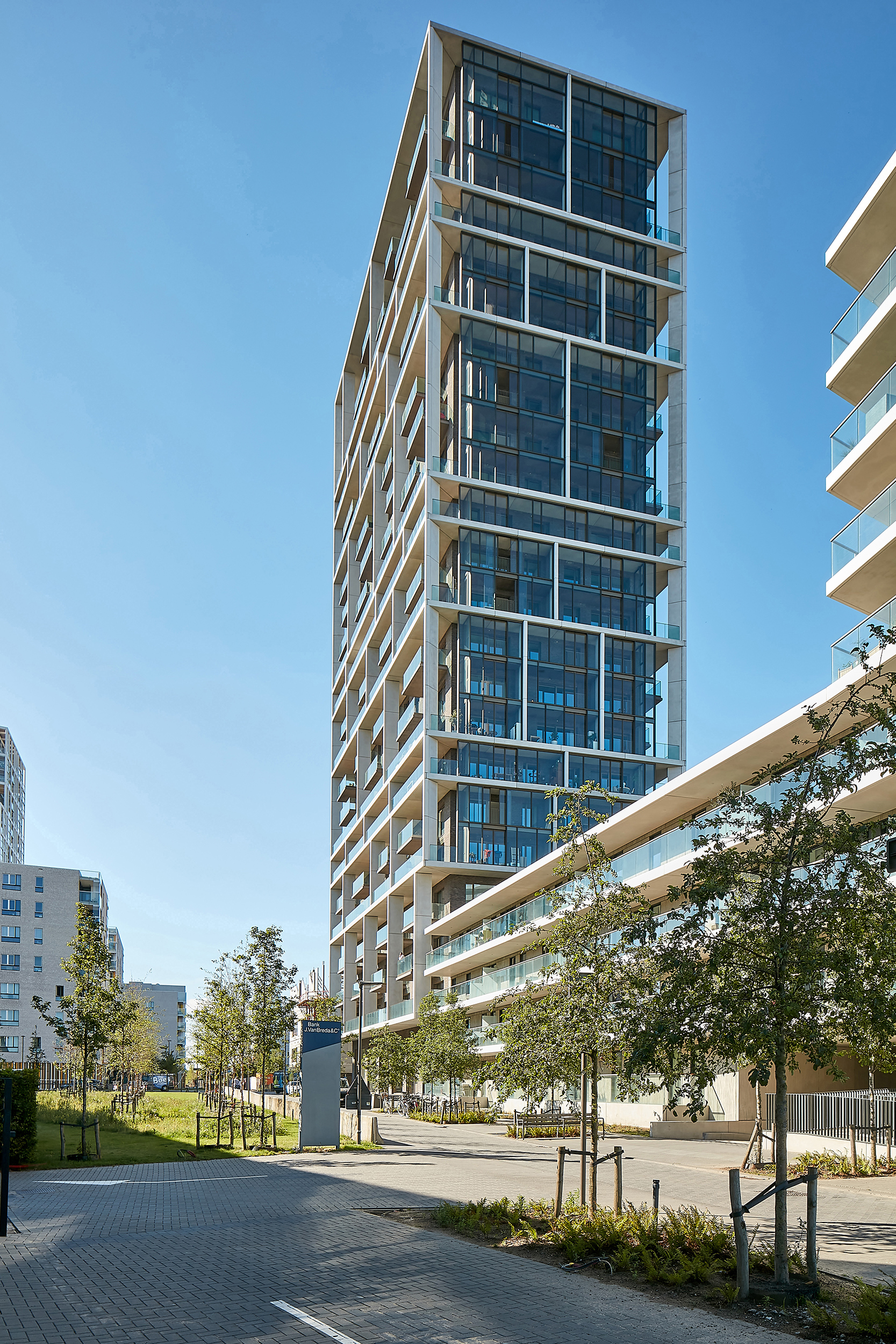 Residential Tower Antwerp by C.F. Møller Architects Architizer