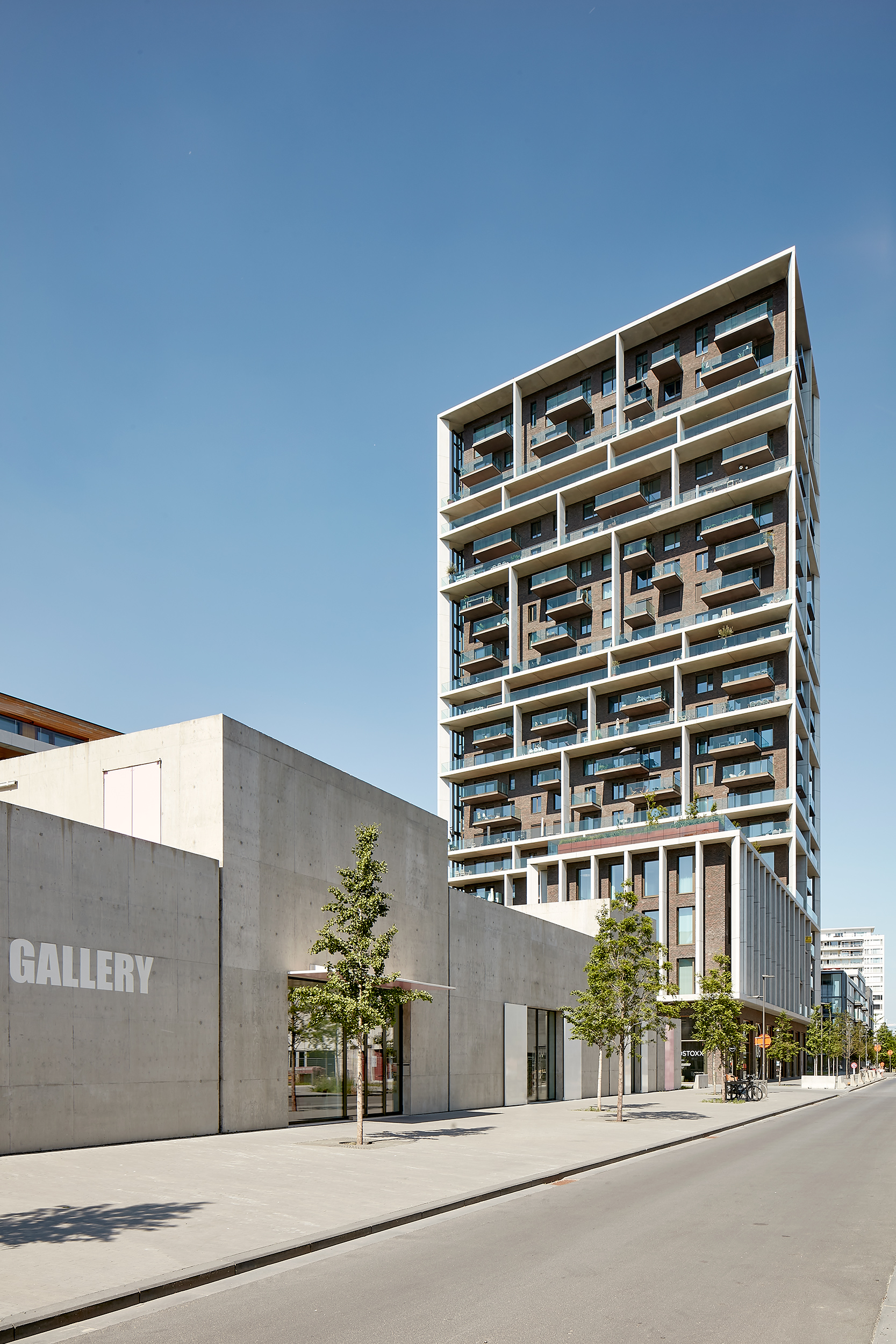 Residential Tower Antwerp by C.F. Møller Architects Architizer