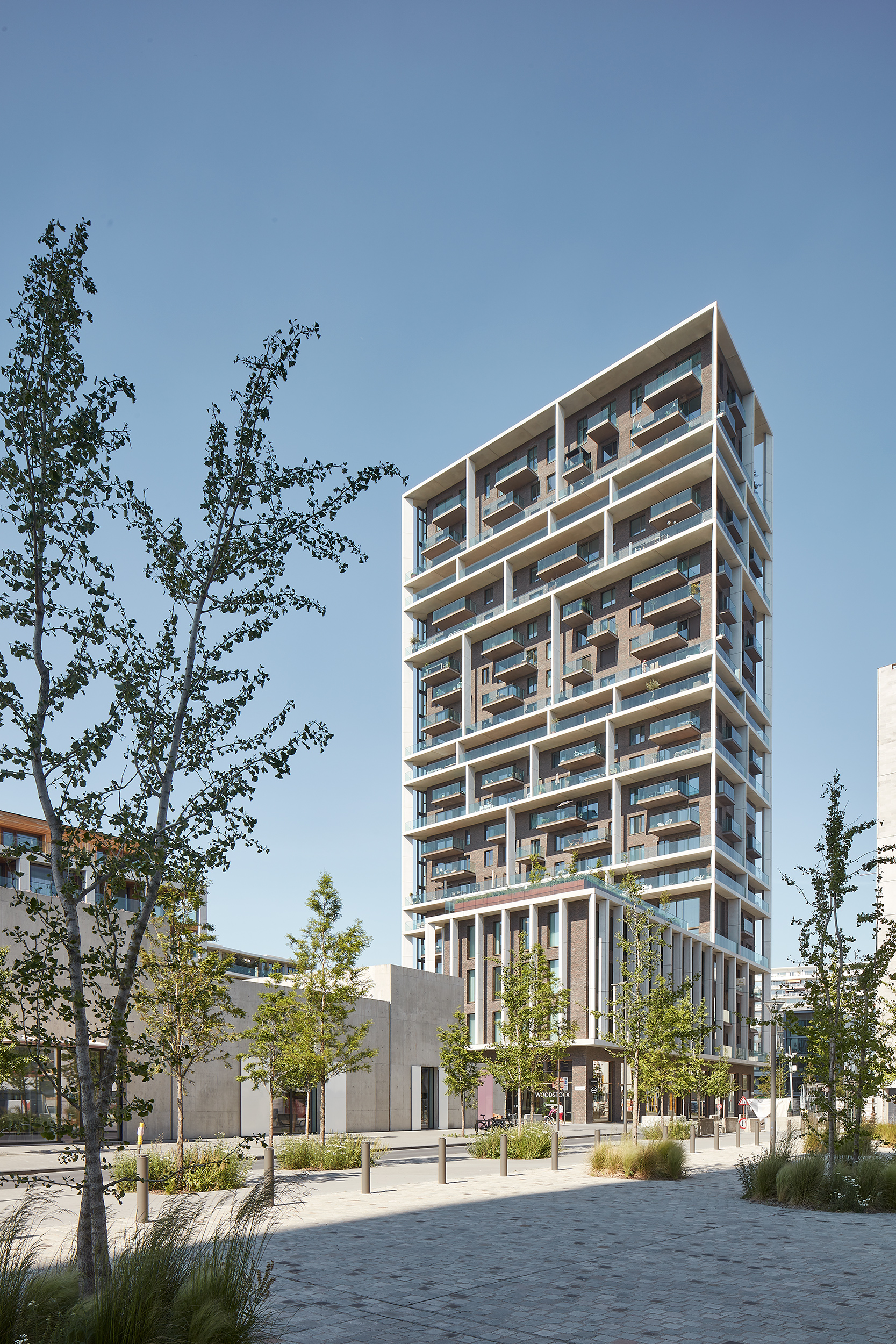 Residential Tower Antwerp by C.F. Møller Architects Architizer