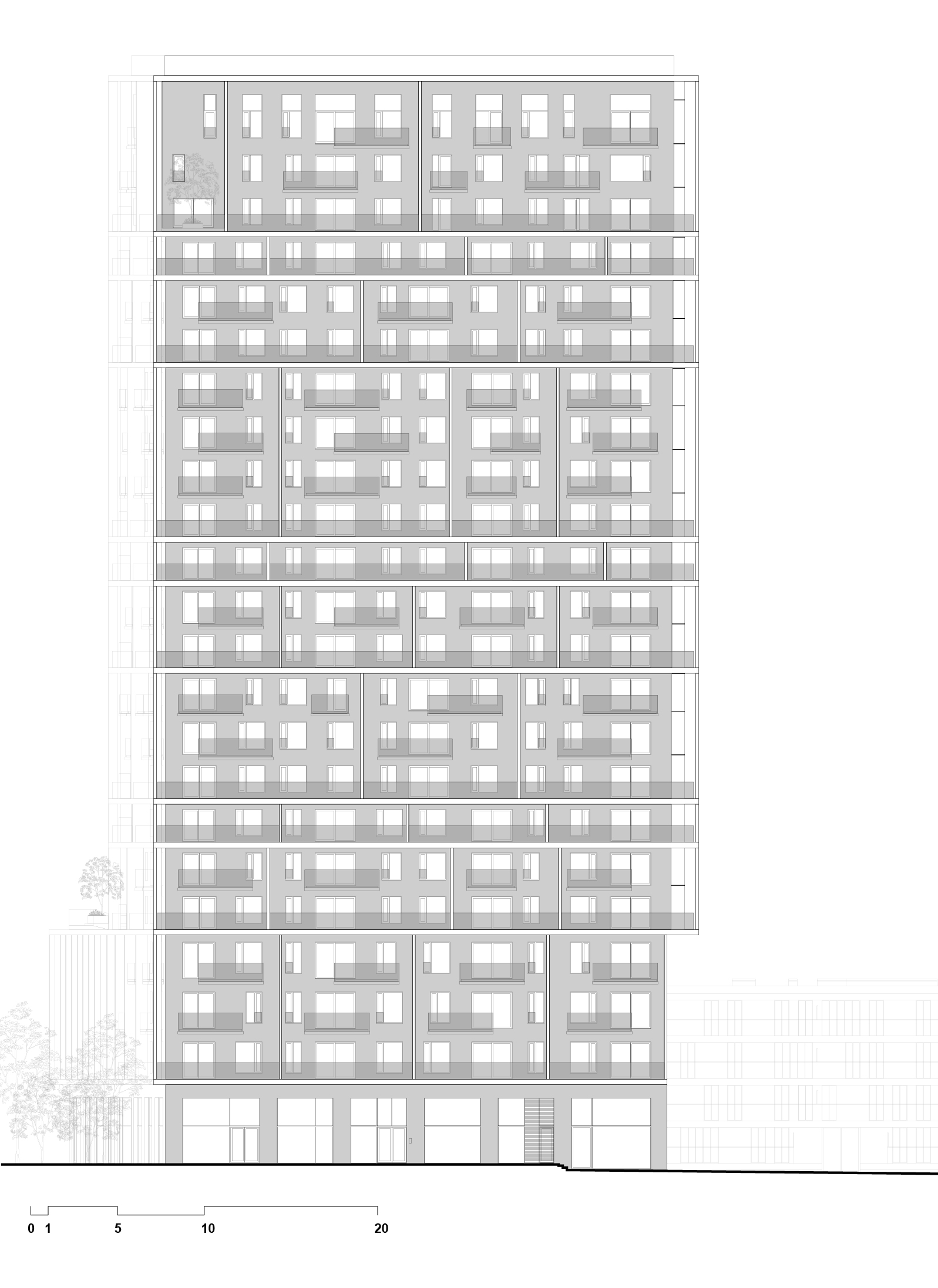 Residential Tower Antwerp by C.F. Møller Architects Architizer